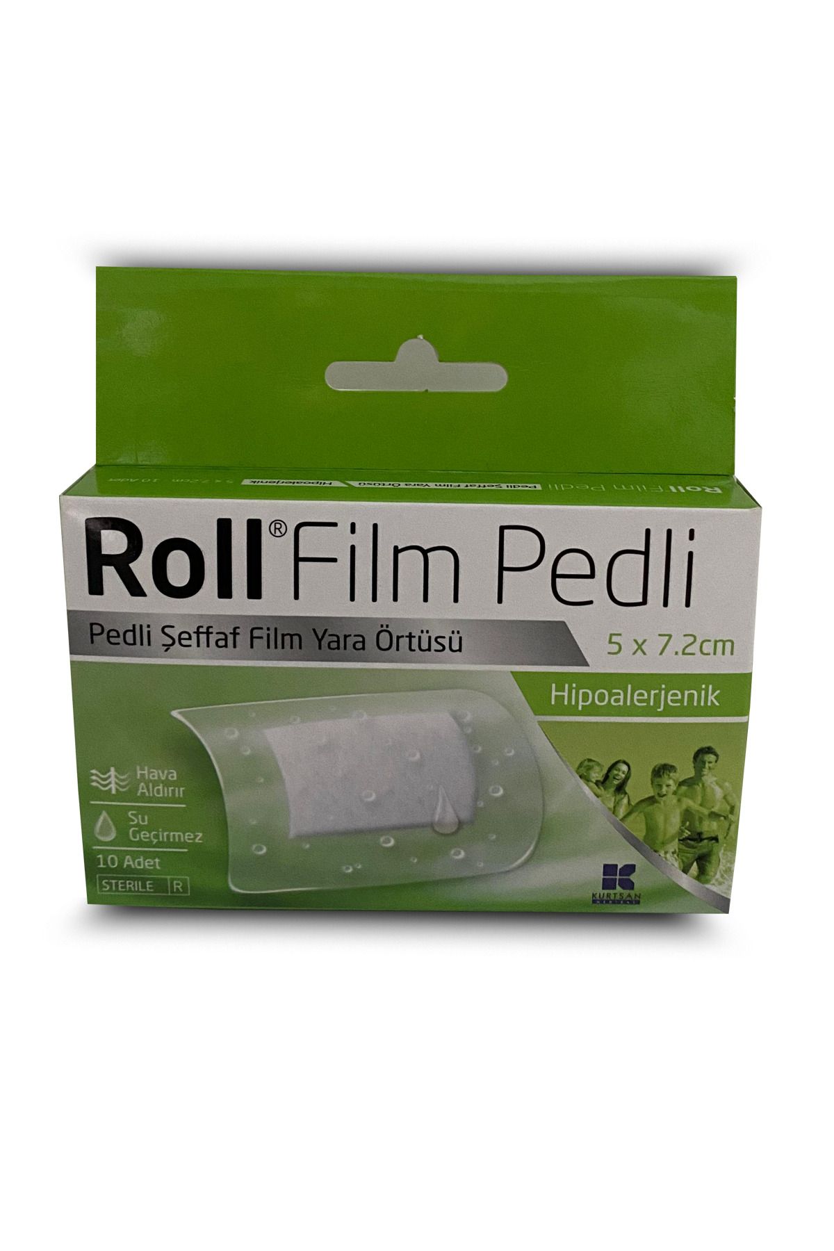 Roll Film Pedli Şeffaf Film Yara Örtüsü 5x7,2 cm