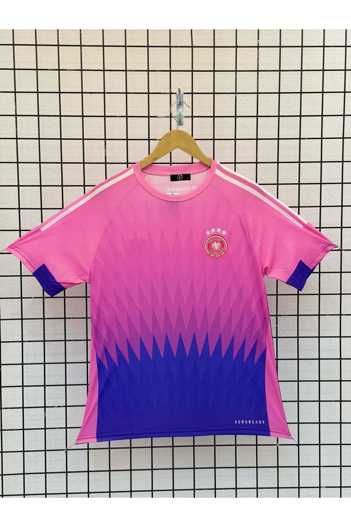 Candy Star Profesyonel İthal Kalite Slim fit Euro 2024 Almanya Deplasman Fan Taraftar Versiyon Forması