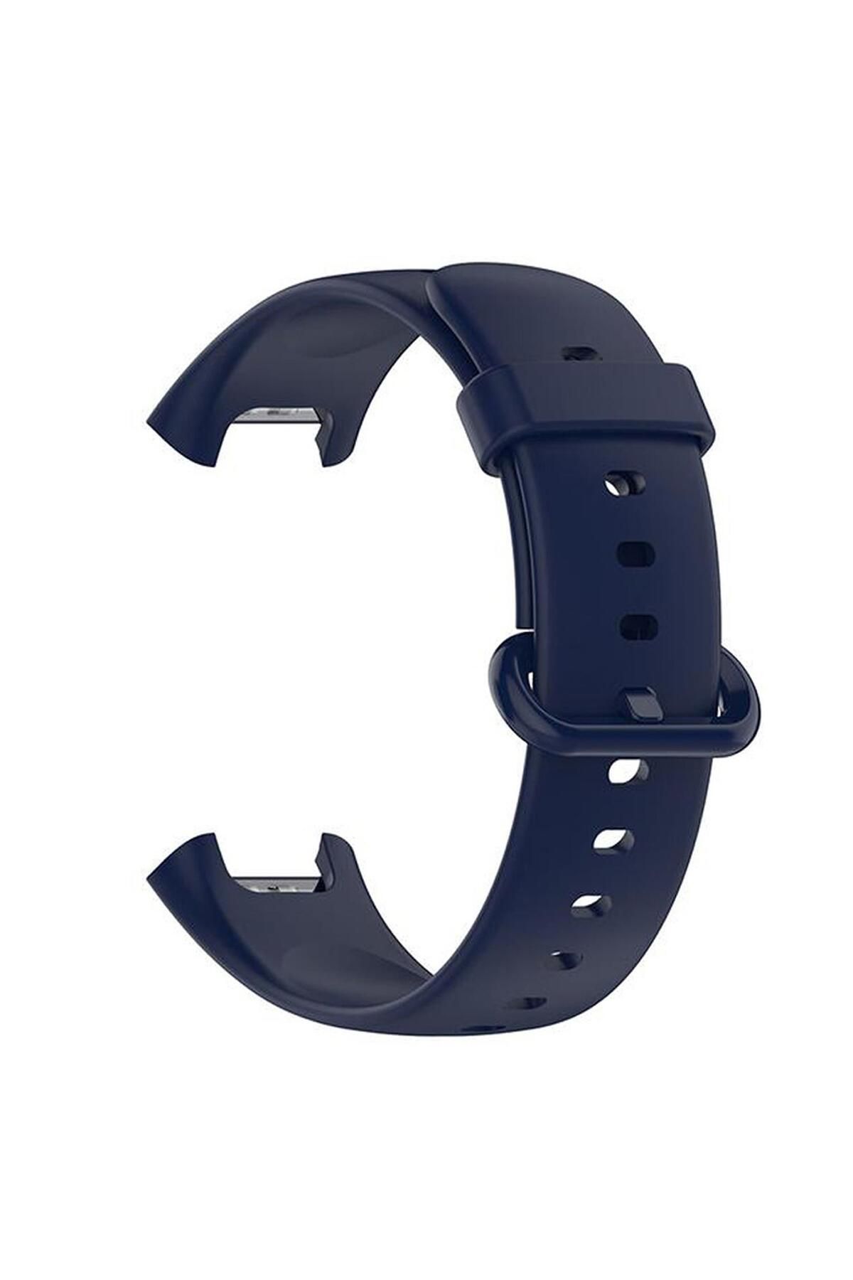 Microsonic Xiaomi Poco Watch Kordon, Silicone Sport Band Lacivert