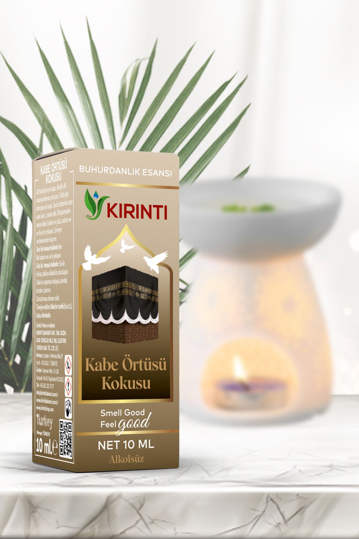 KIRINTI 2000 Kabe Örtüsü Kokusu Buhurdanlık Esansı 10 ML