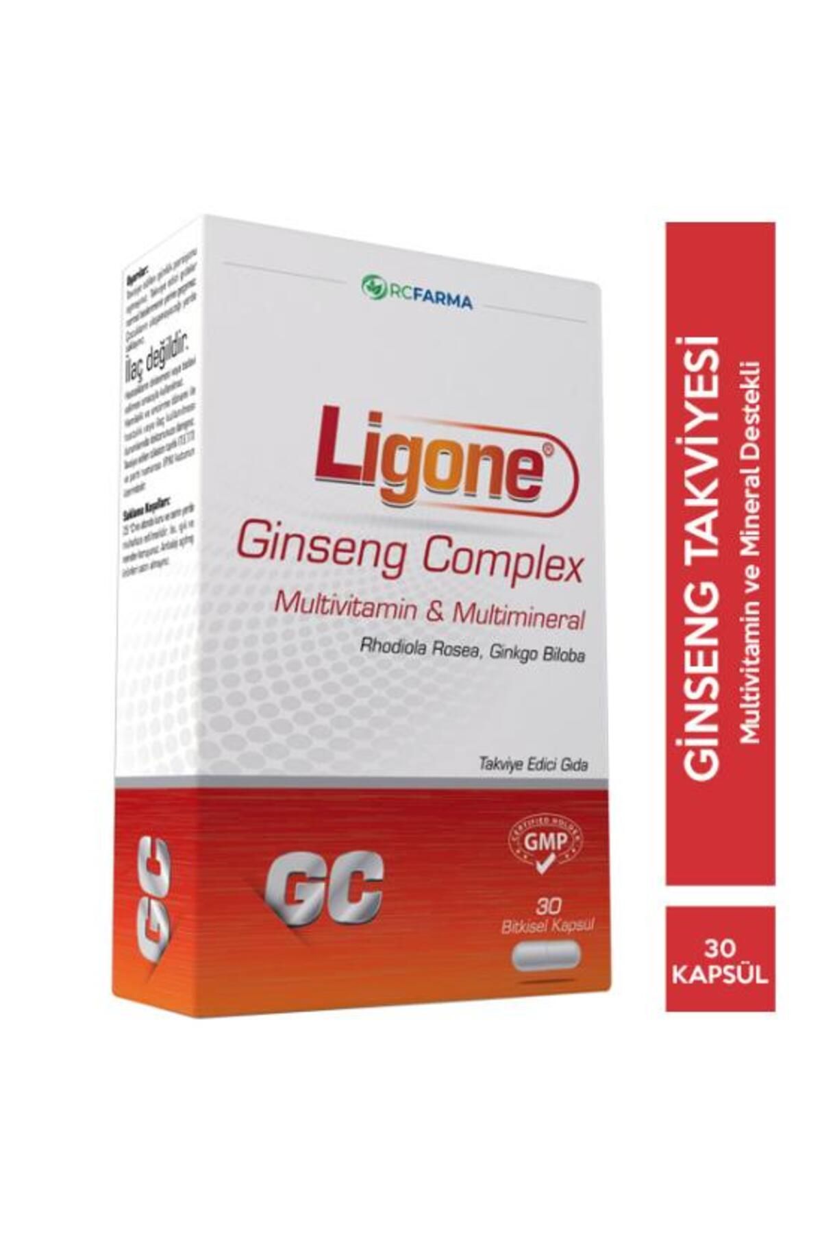 Rcfarma Ligone Ginseng Complex Multivitamin Multimineral 30 Kapsül