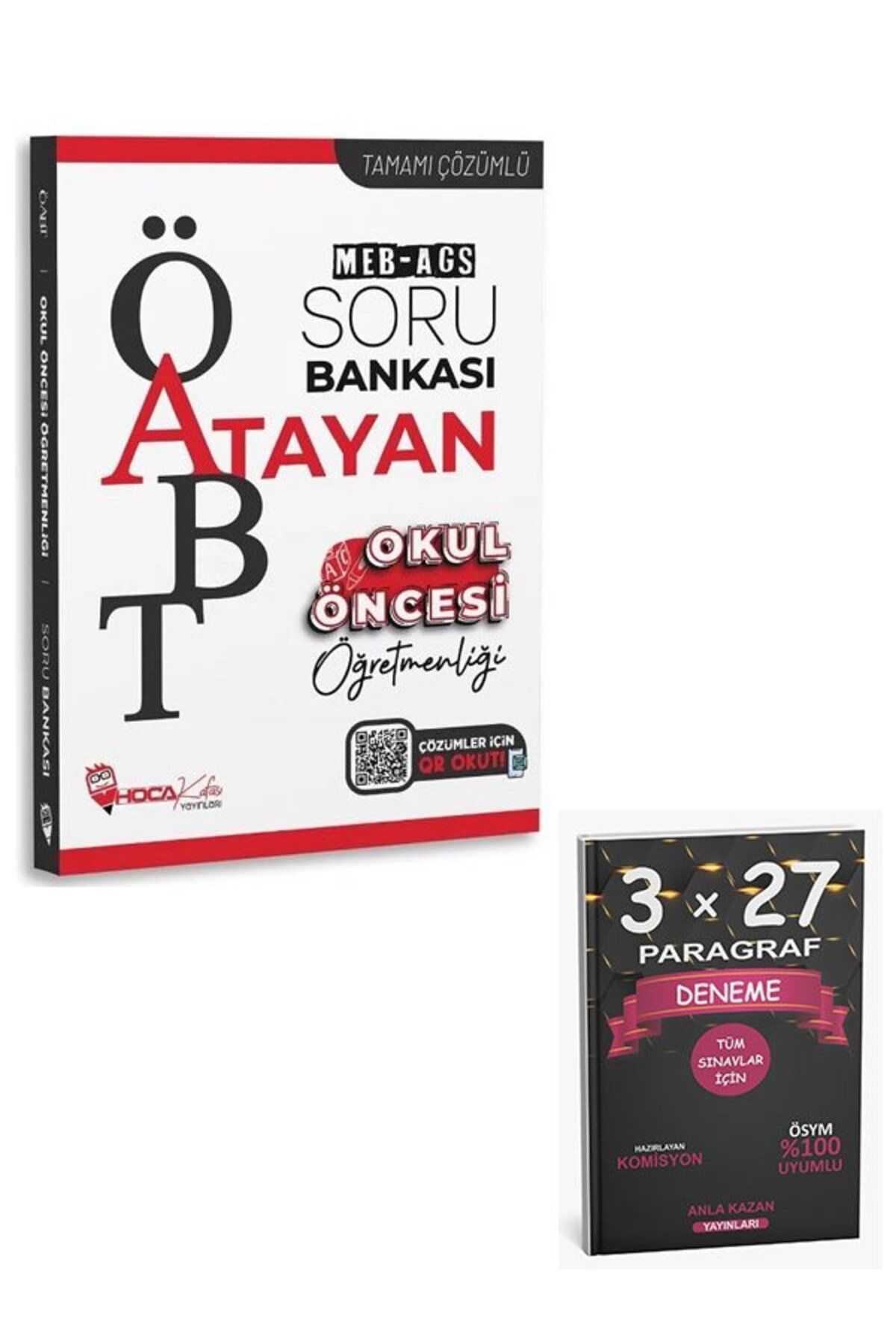 Anla Kazan Yayınları Hoca Kafası ÖABT MEB-AGS Okul Öncesi Öğretmenliği Atayan Soru Bankası Çözümlü+AnlaKAzan PAragraf