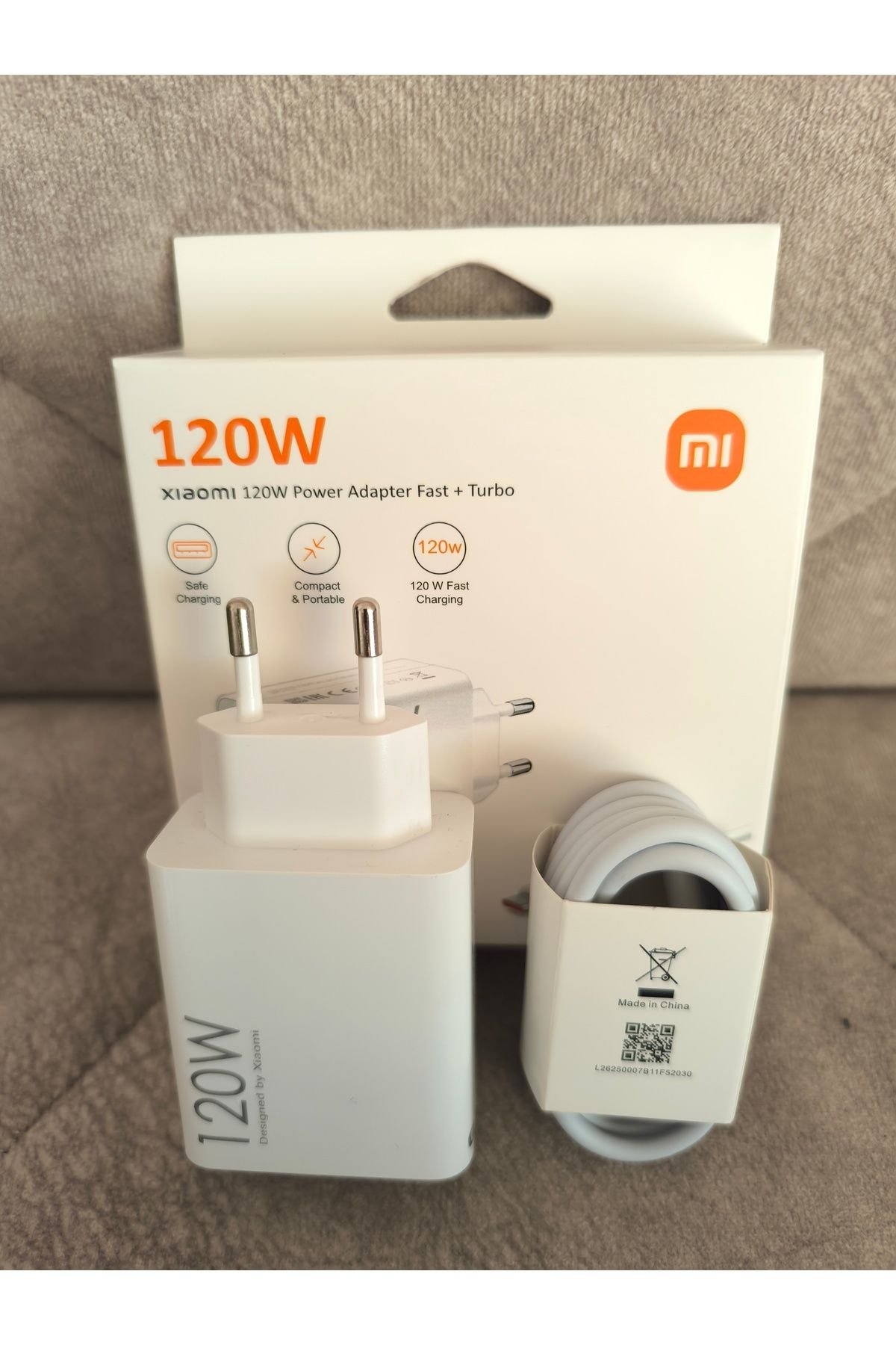 inteknoloji Mi Note 11T Pro/12T/12 Pro/12T Pro/13 Pro/13T Pro Uyumlu 120Watt Turbo Hızlı Şarj Cihazı Aleti Seti