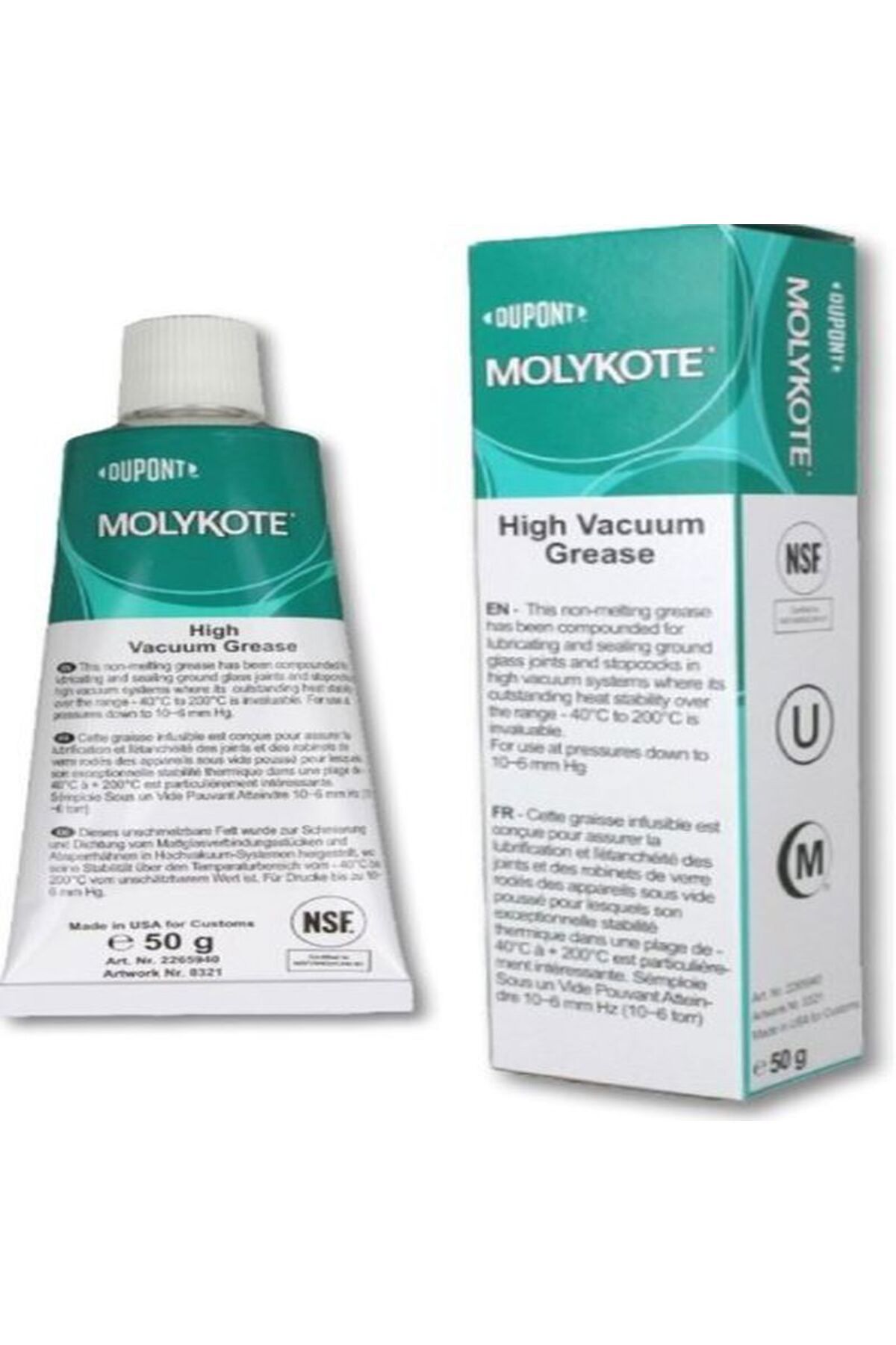 MOLYKOTE Dow Corning High Vacuum Grease Silikon Vakum Gres 50GR