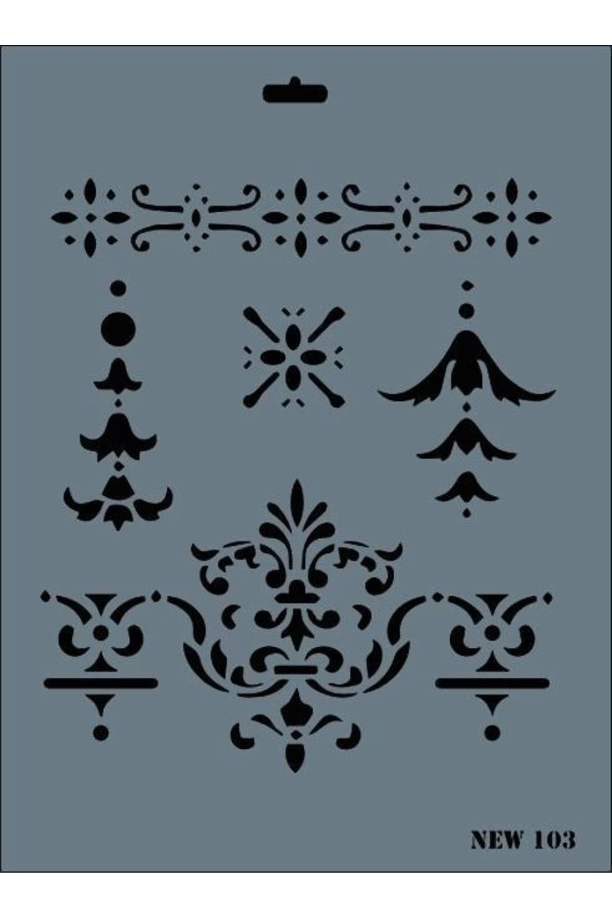 minaydan New Seri N-103 Stencil 35x25 cm