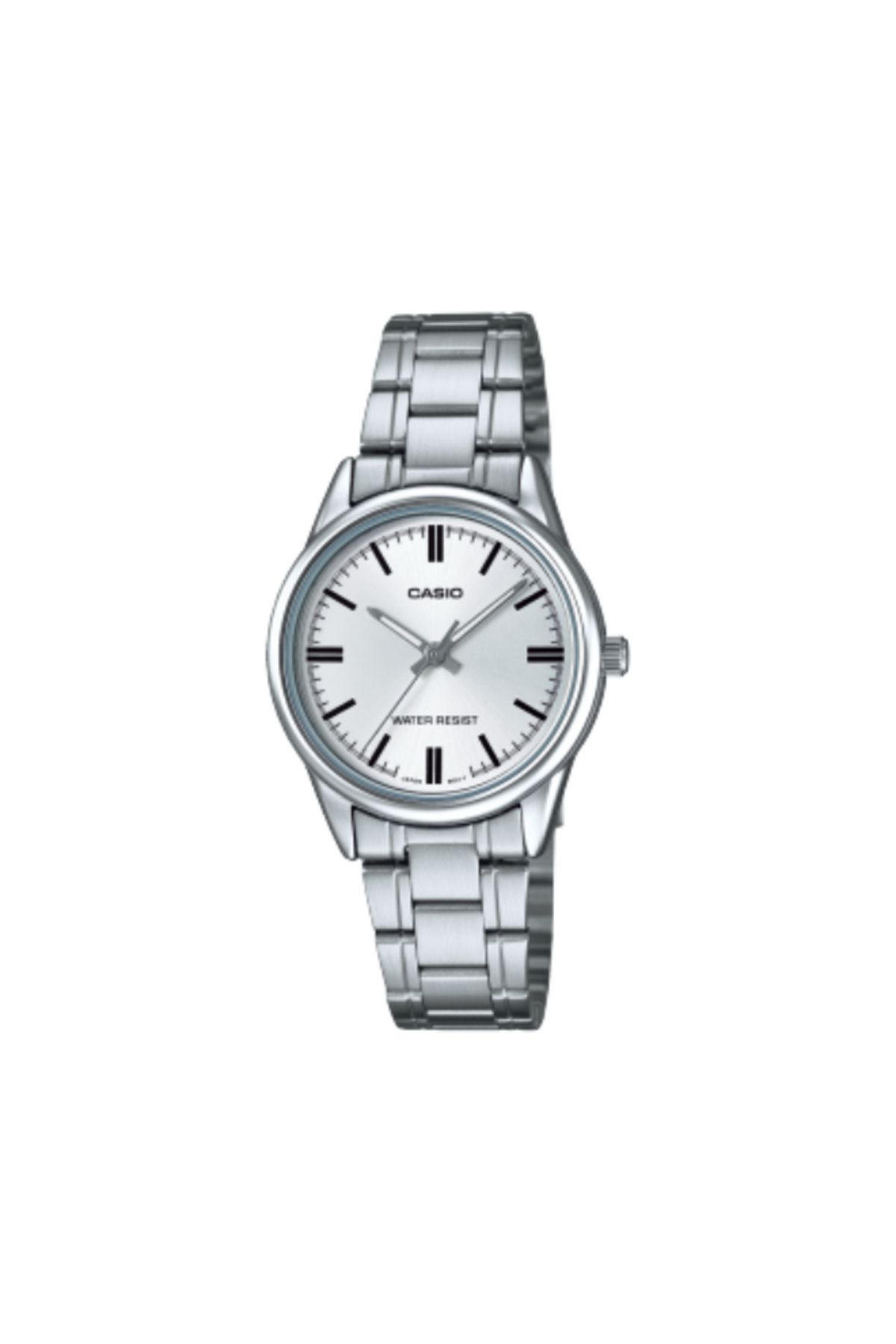 Casio-ساعة كاسيو النسائية التناظرية ذات الميناء الأبيض - LTP-V005D-7A 1