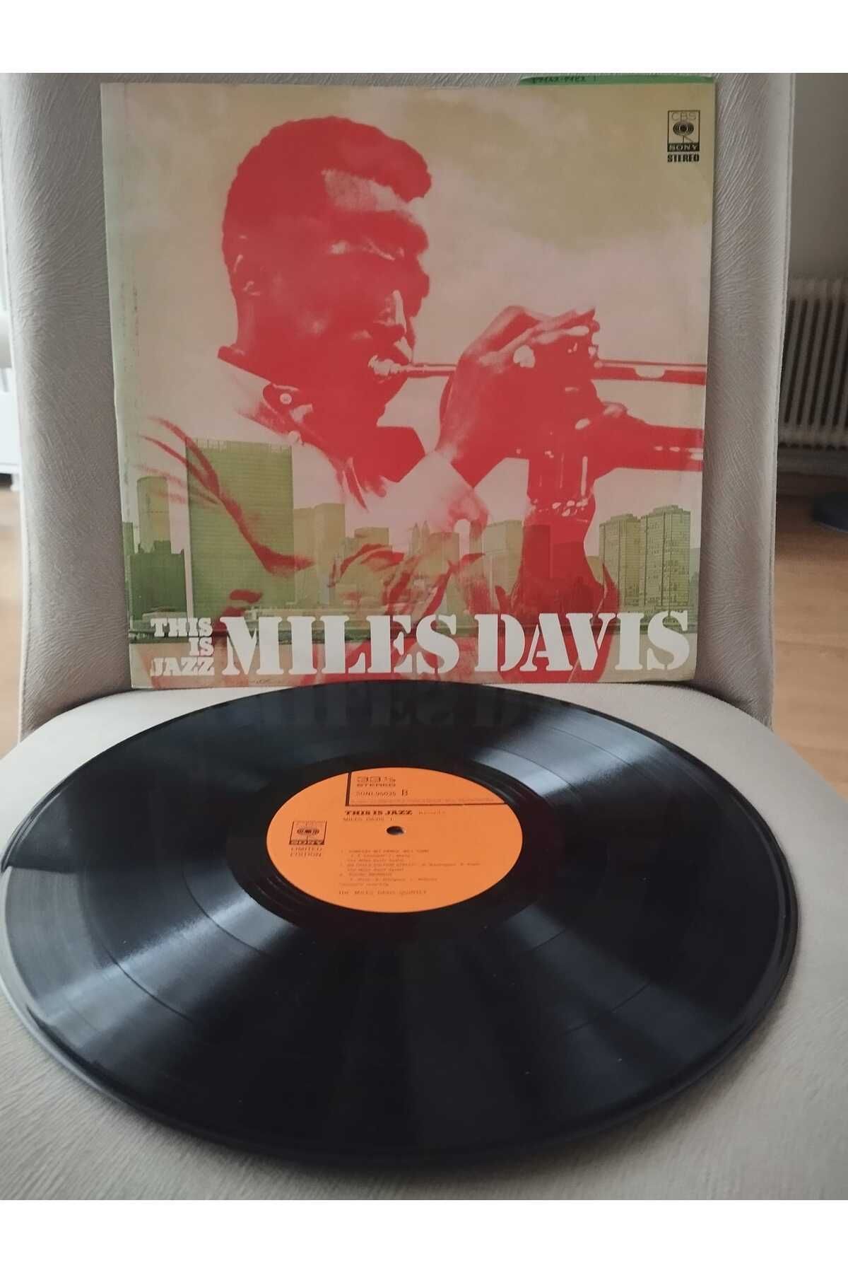 Plakperest The Miles Davis Quintet – This Is Jazz - Miles Davis I - Japonya Dönem Basım LP Plak-2.EL