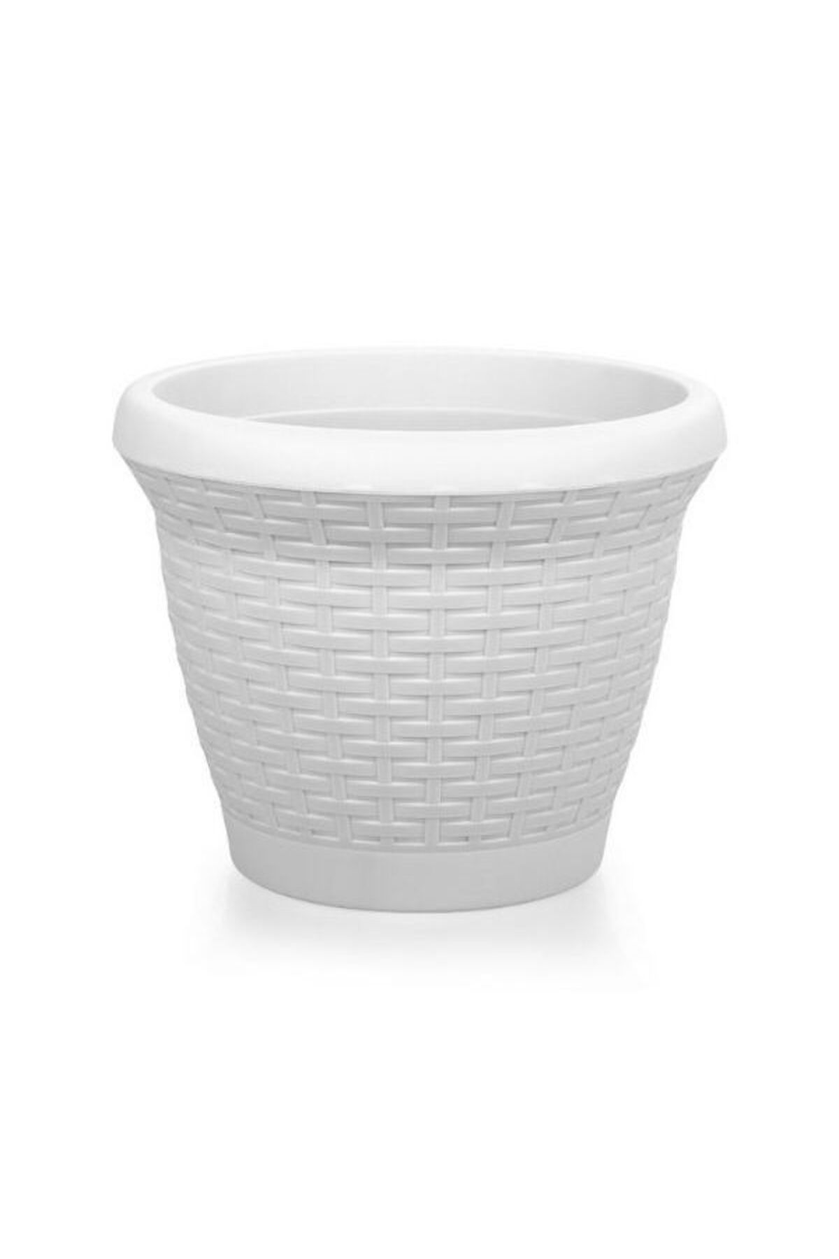 MOD10 Genel Markalar Hasır Desenli Saksı 10 Litre No:3