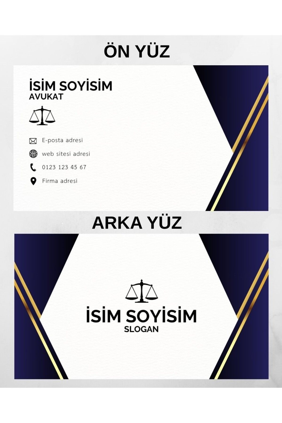 Dekorella Kişiye Özel Kartvizit Tasarımı ve Baskısı – 1000 Adet – 350 gr Mat veya Parlak – 85x55 mm K1012