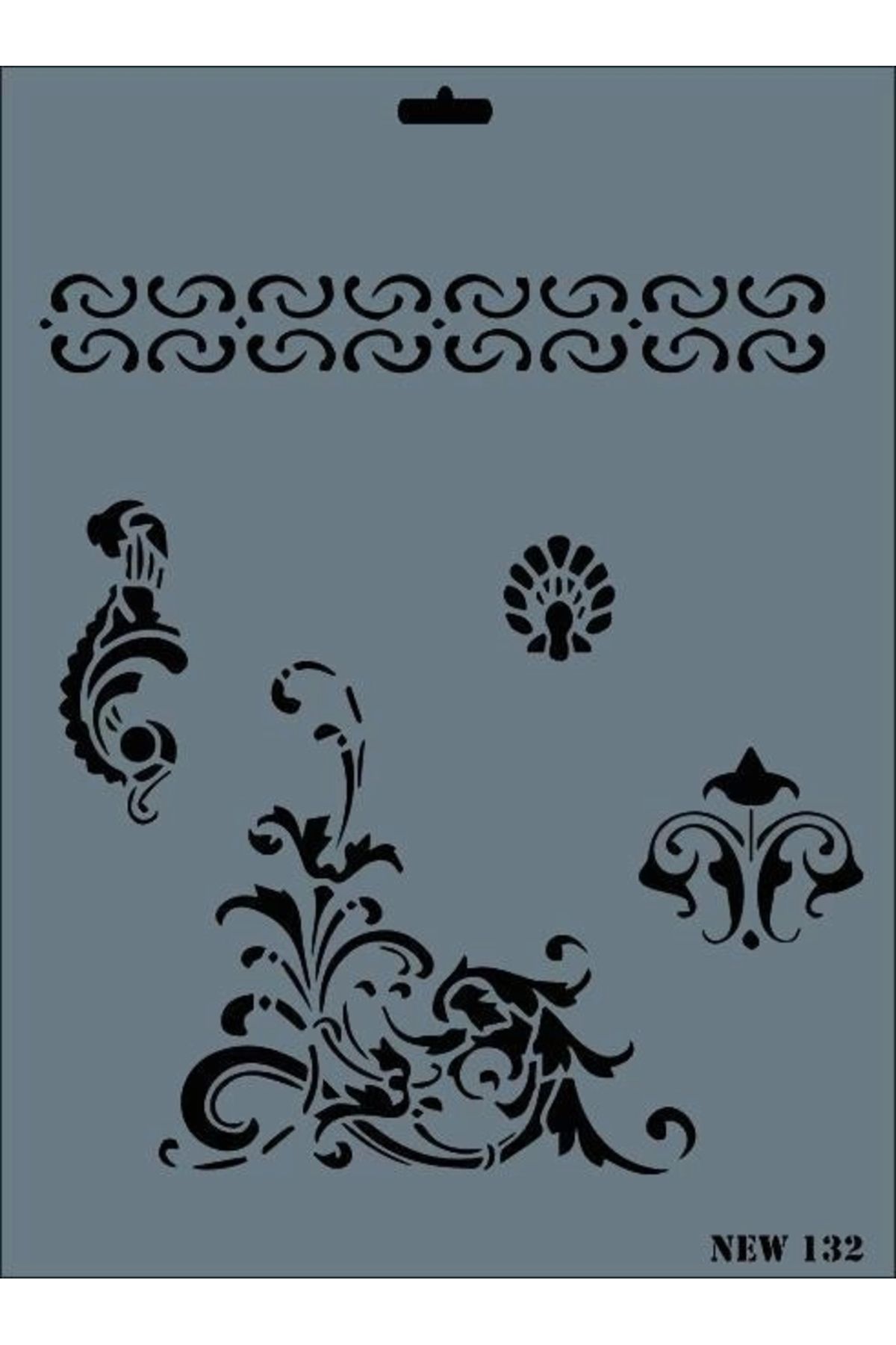 minaydan Rich New Seri N-132 Stencil 35x25 cm