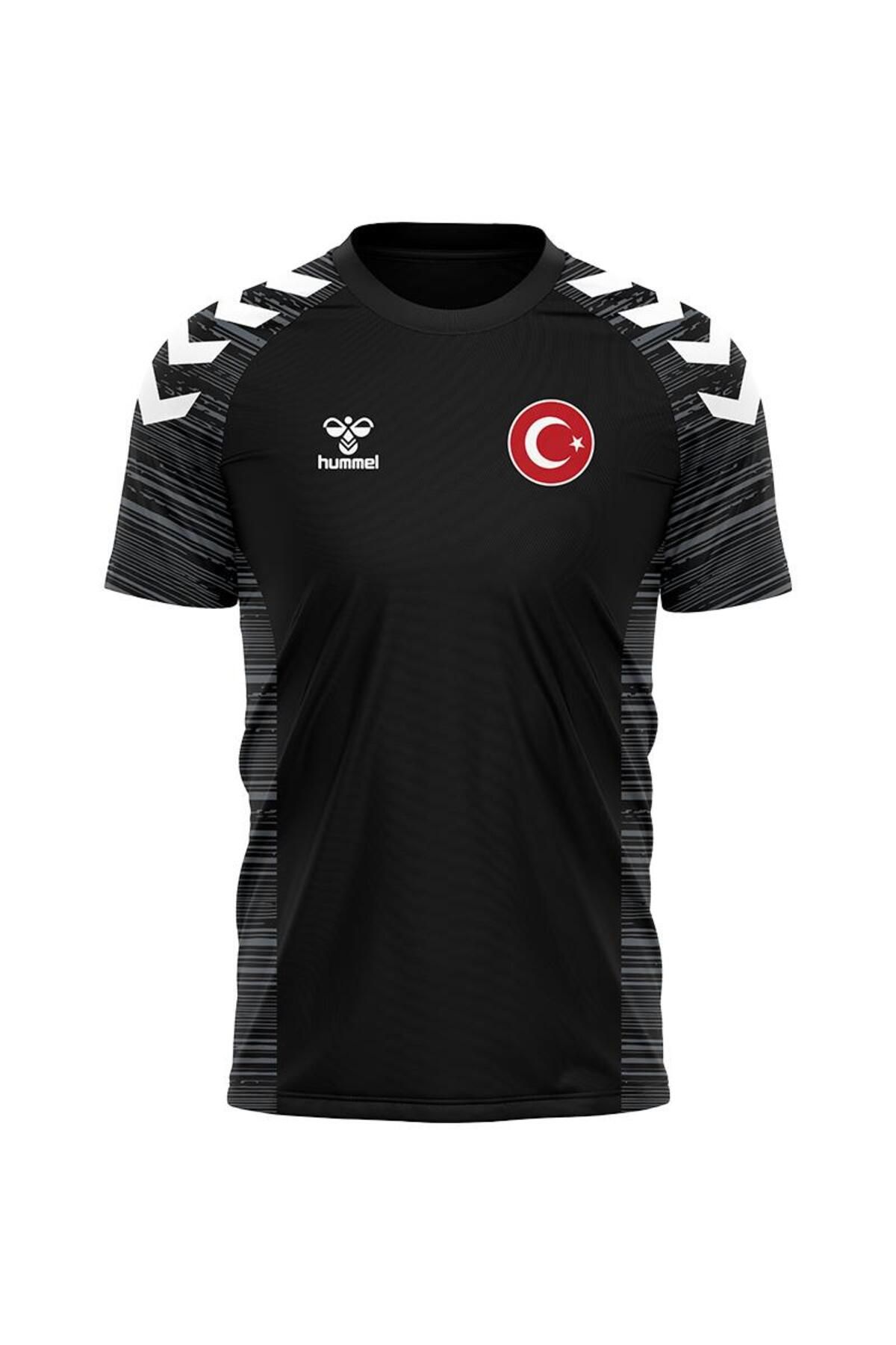 hummel Milli Takım Line Antrenman Tişört Siyah