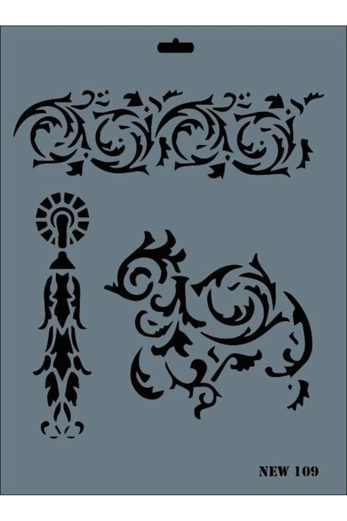 minaydan Rich New Seri N-109 Stencil 35x25 cm