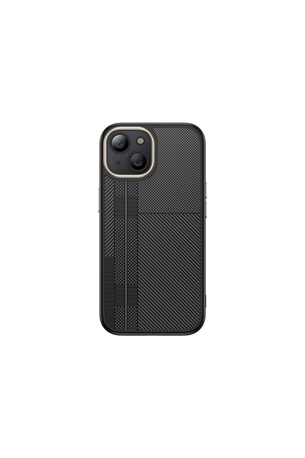 zore Apple iPhone 15 Plus Kılıf M-safe Şarj Özellikli Karbon Fiber Görünümlü Zore Antina Kapak