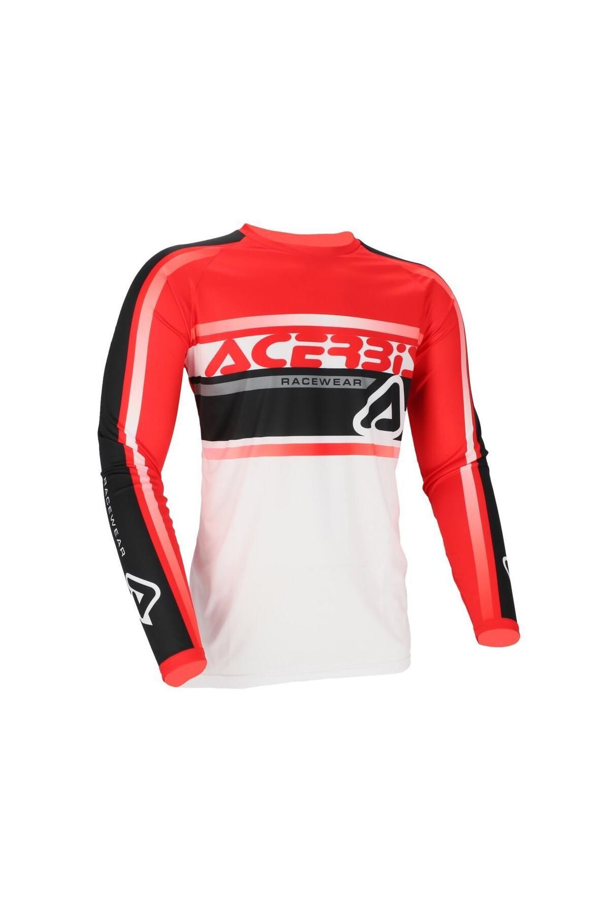 Acerbis ACERBİS MX LINEAR LUGO JERSEY KIRMIZI BEYAZ