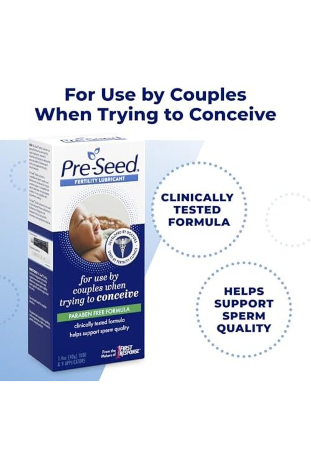 Church & Dwight Co-Pre-Seed Fertility Lubricant, For Use by Couples Trying to Conceive 6