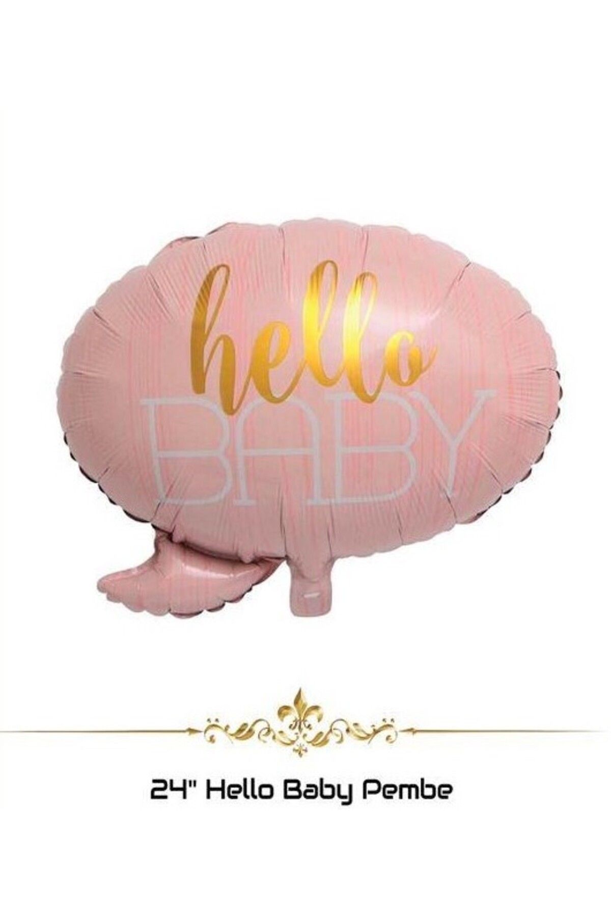 PartyExpress 24" Folyo Balon - Hello Baby Pembe