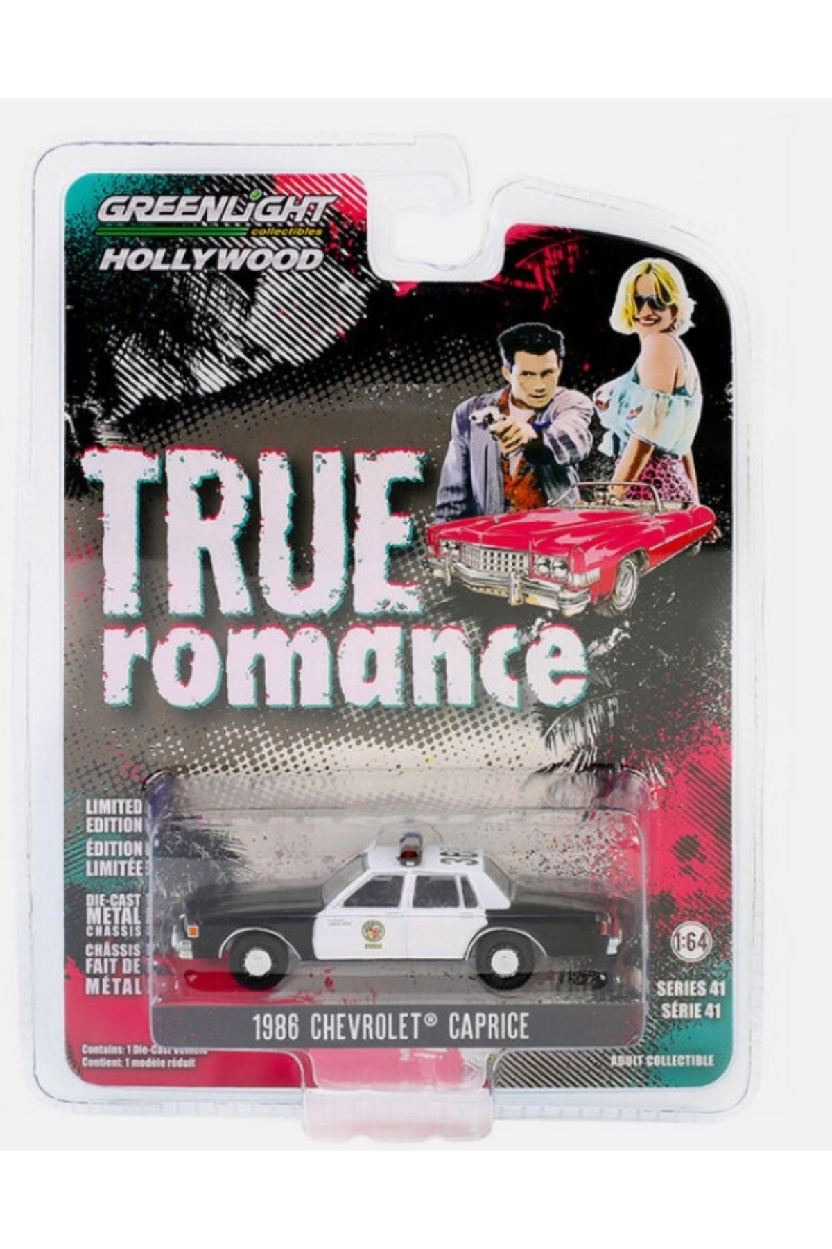 Greenlight 1:64 1986 Chevrolet Caprice – True Romance (Hollywood Series 41) Model Araç