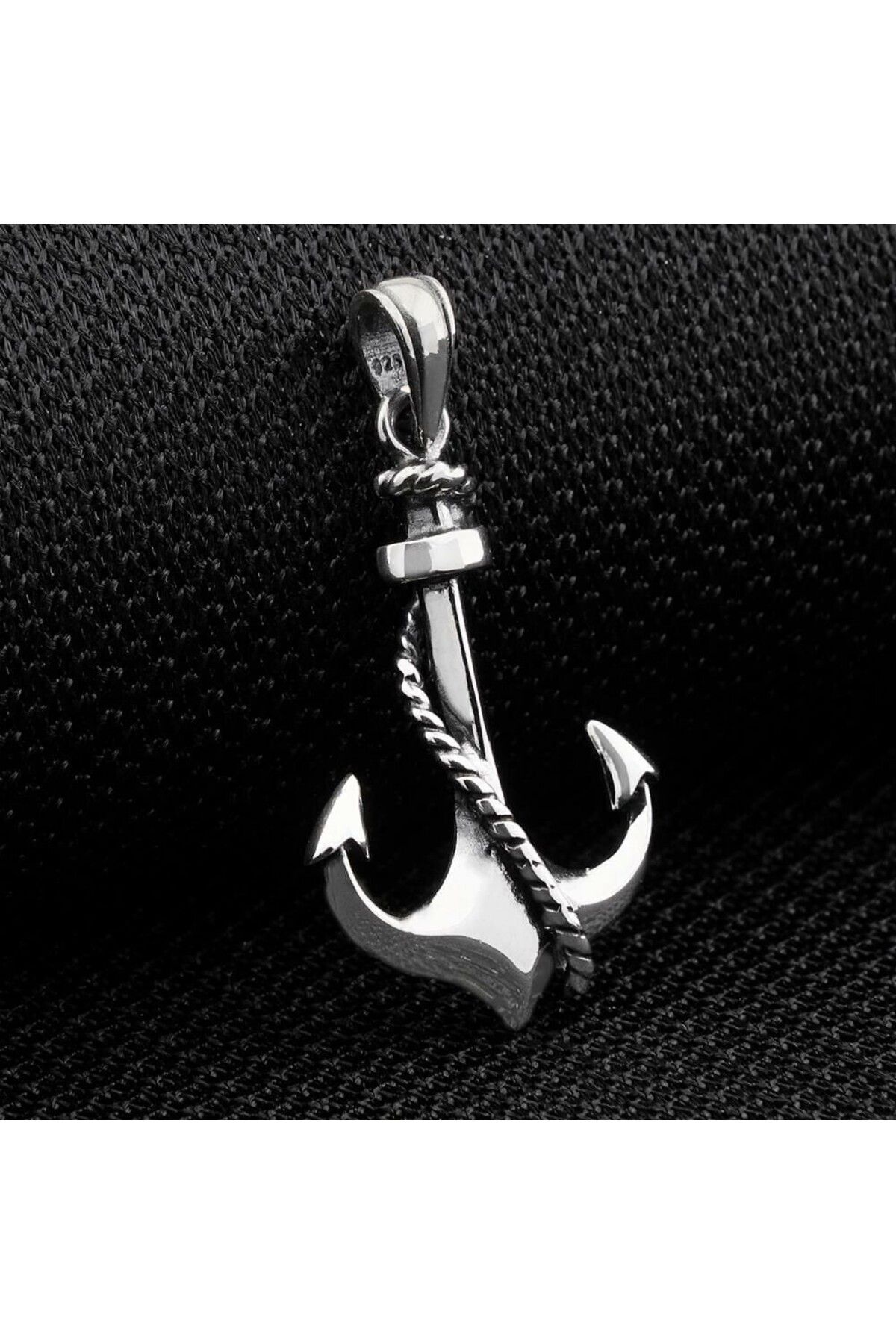 shop Denizci Çapa 925 Ayar Gümüş Erkek Kolye Ucu