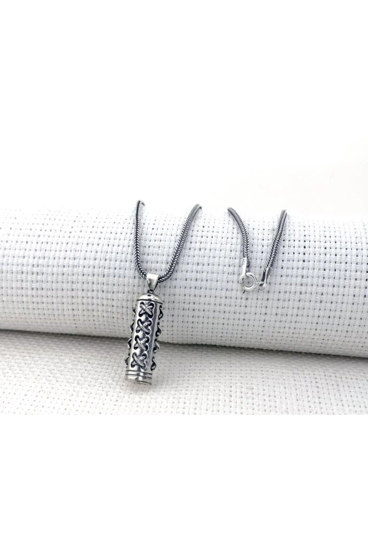 shop Dügüm Motifli Cevşeni Kebir 925 Ayar Gümüş Erkek Kolye Ucu