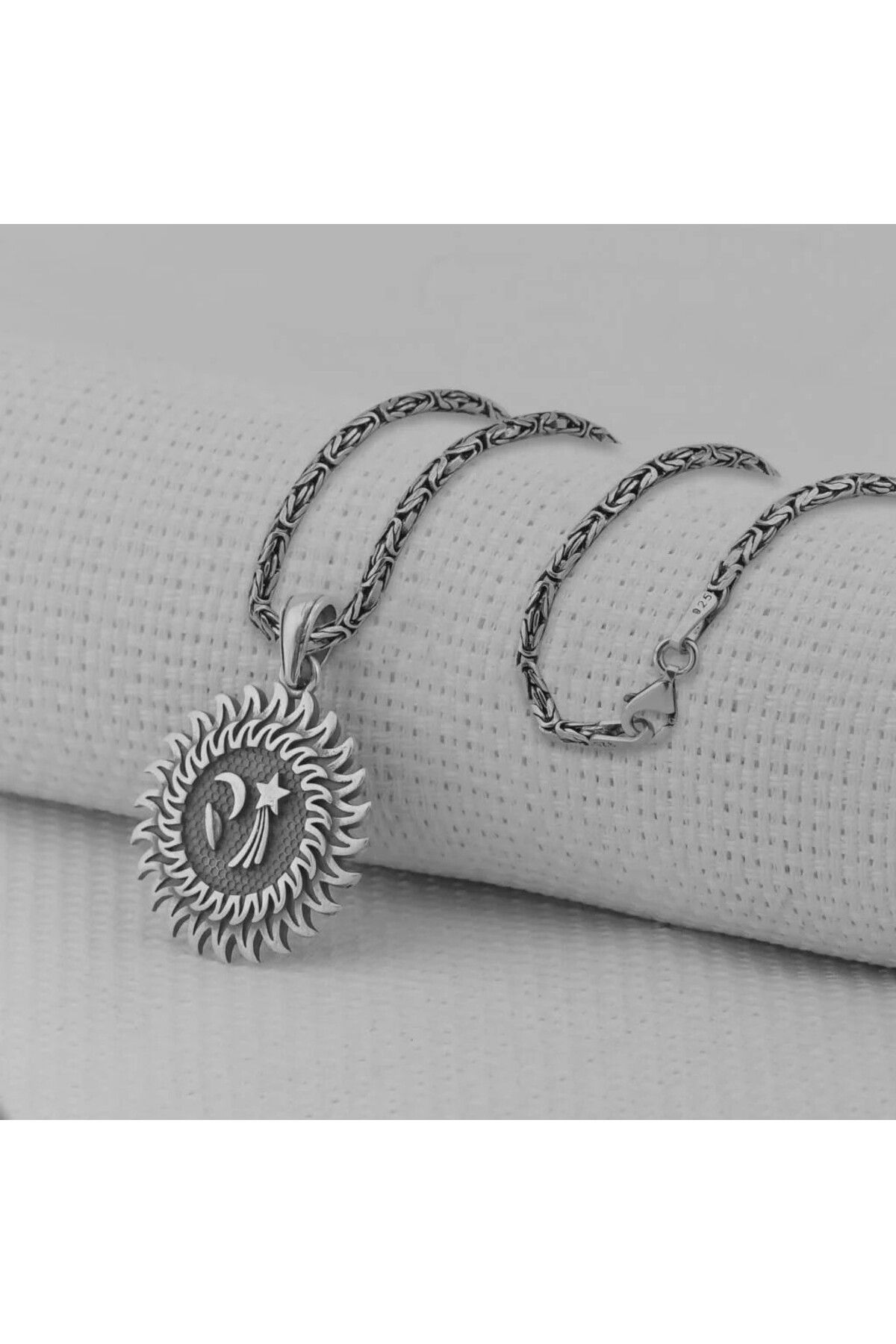 shop Galaksi 925 Ayar Gümüş Erkek Kolye