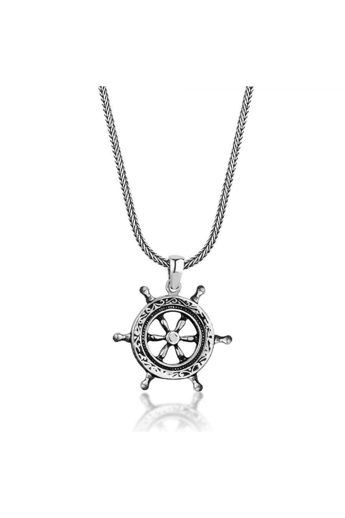 shop Gemi Dümeni 925 Ayar Gümüş Erkek Kolye