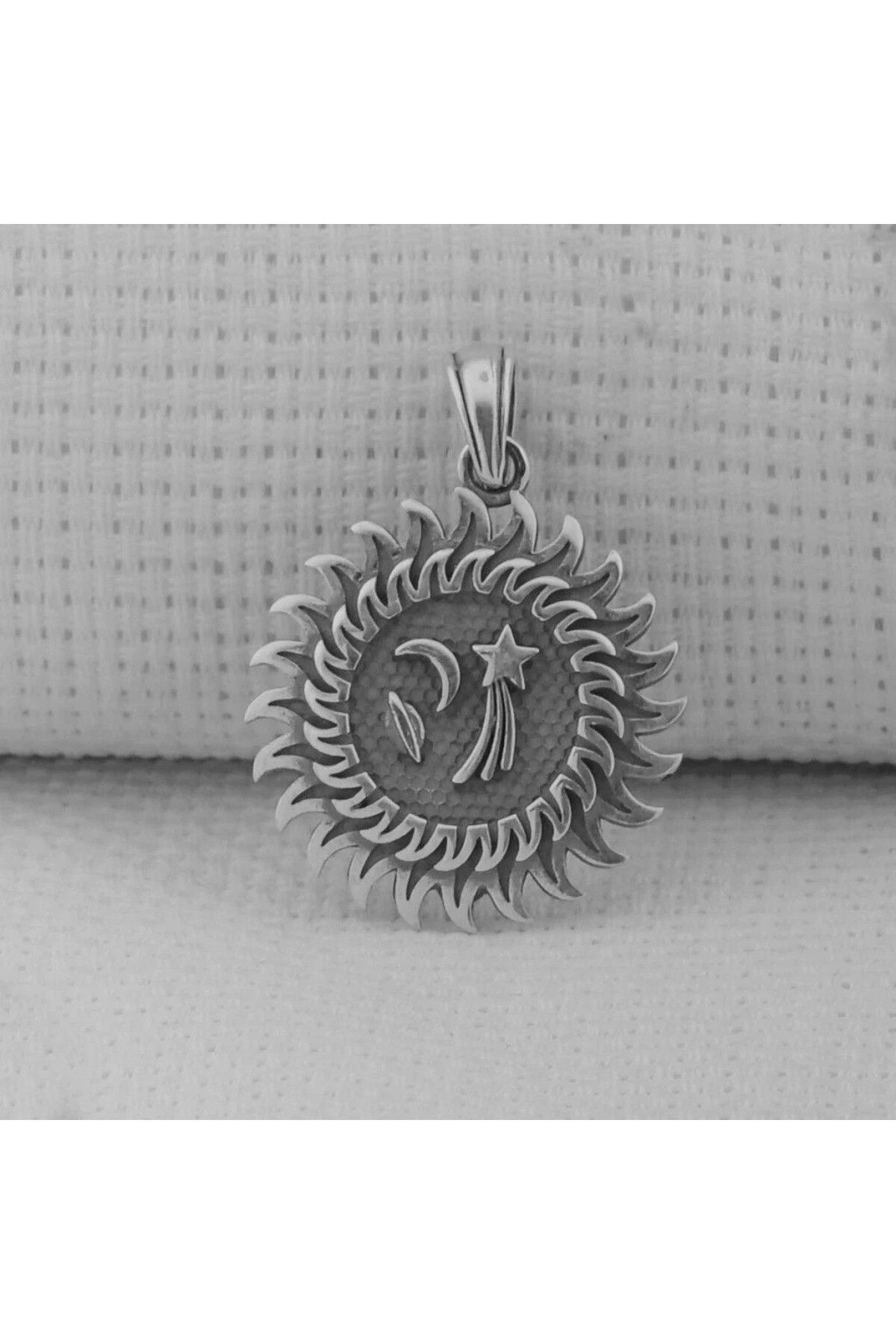 shop Galaksi 925 Ayar Gümüş Erkek Kolye Ucu