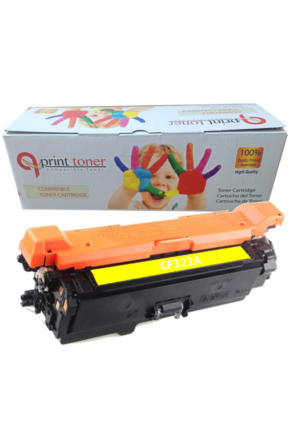 QPRİNT TONER COMPATİBLE TONER QPRİNT TONER HP 652A CF322A SARI MUADİL TONER M651dn M680dn CZ248A CZ249A CZ250A CZ256A CZ257A