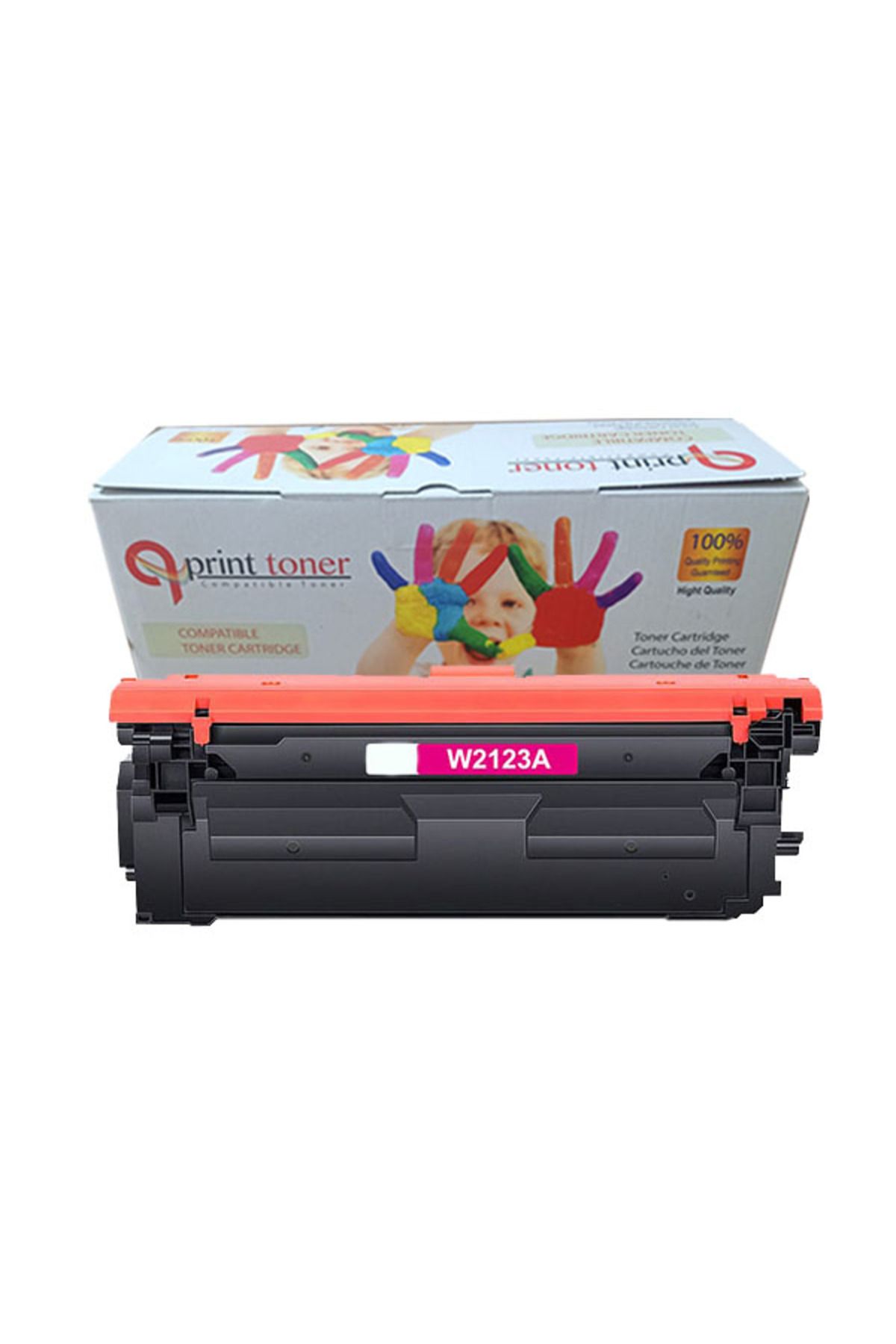 QPRİNT TONER COMPATİBLE TONER QPRİNT TONER HP 212A W2123A KIRMIZI MUADİL TONER ÇİPSİZ M554 M555 MFP M578