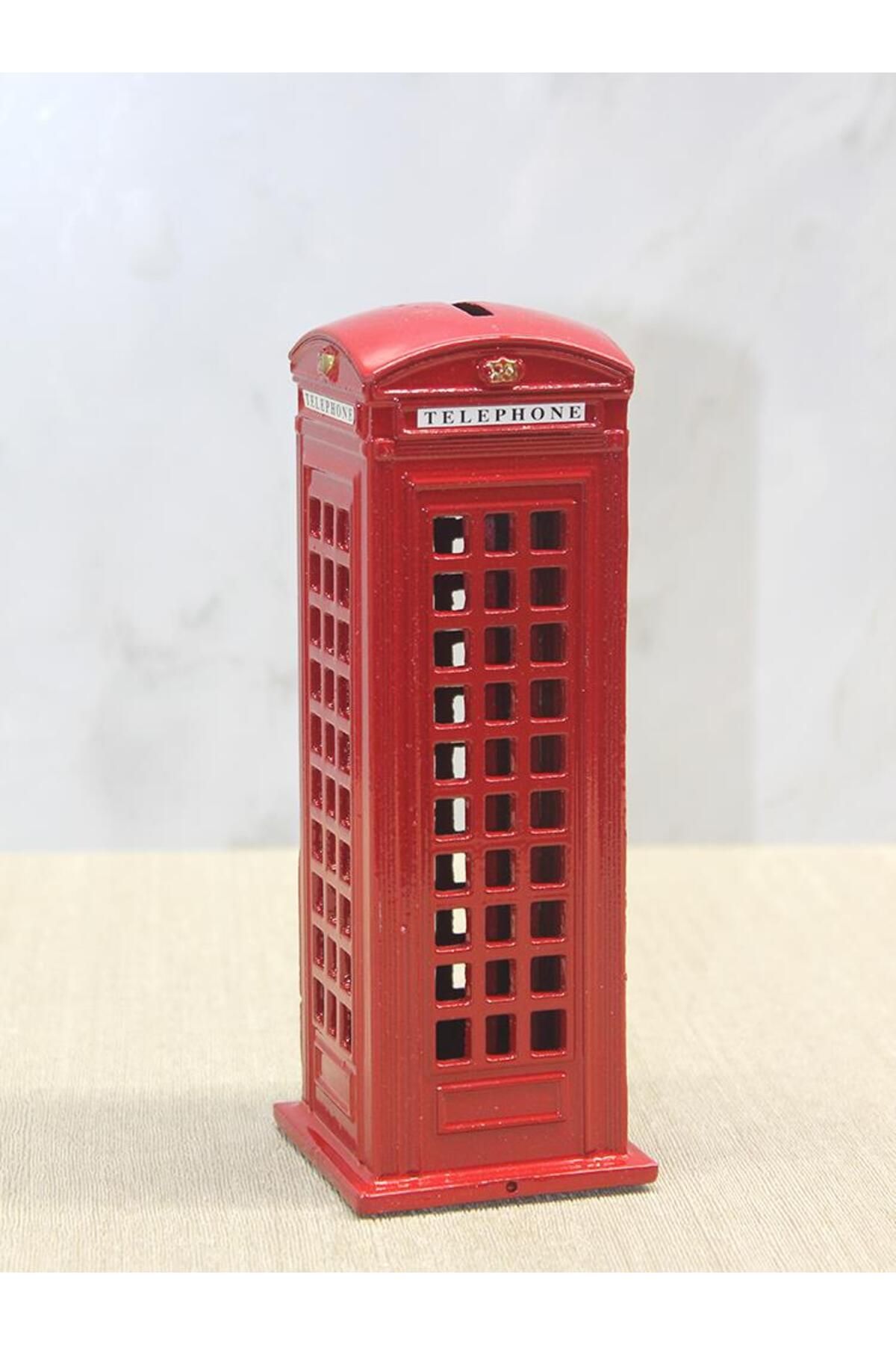 supertrend Süpertrend Dekoratif Metal Telefon Kulübesi Kumbara Alk3468