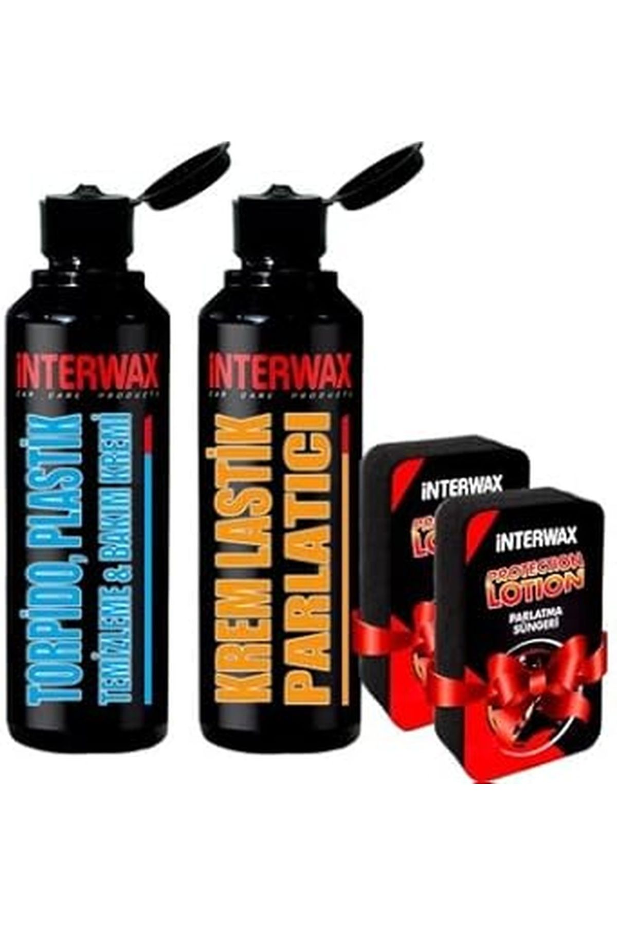 İnterwax araç parlatıcı temizleyici 2li set
