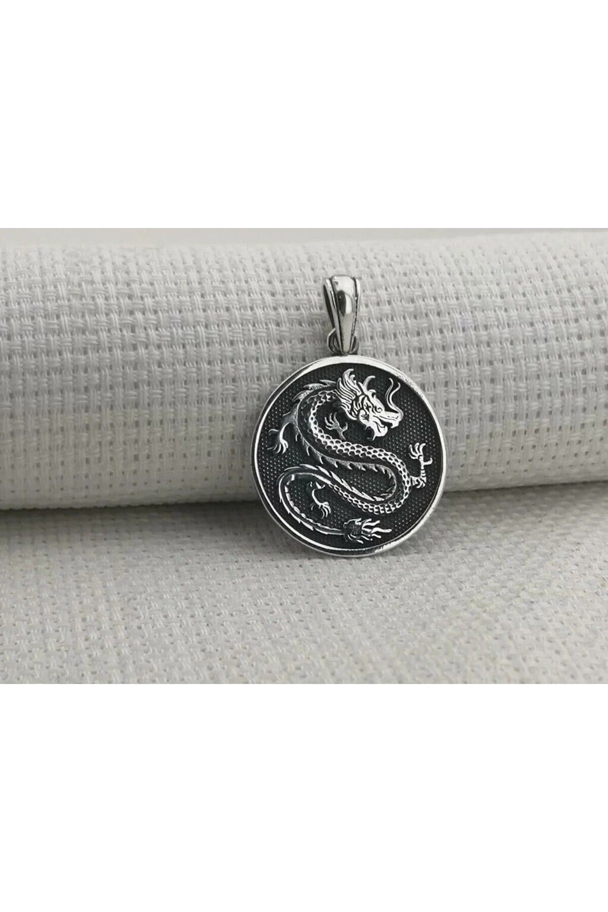 shop Ejderha Model 925 Ayar Gümüş Erkek Kolye Ucu