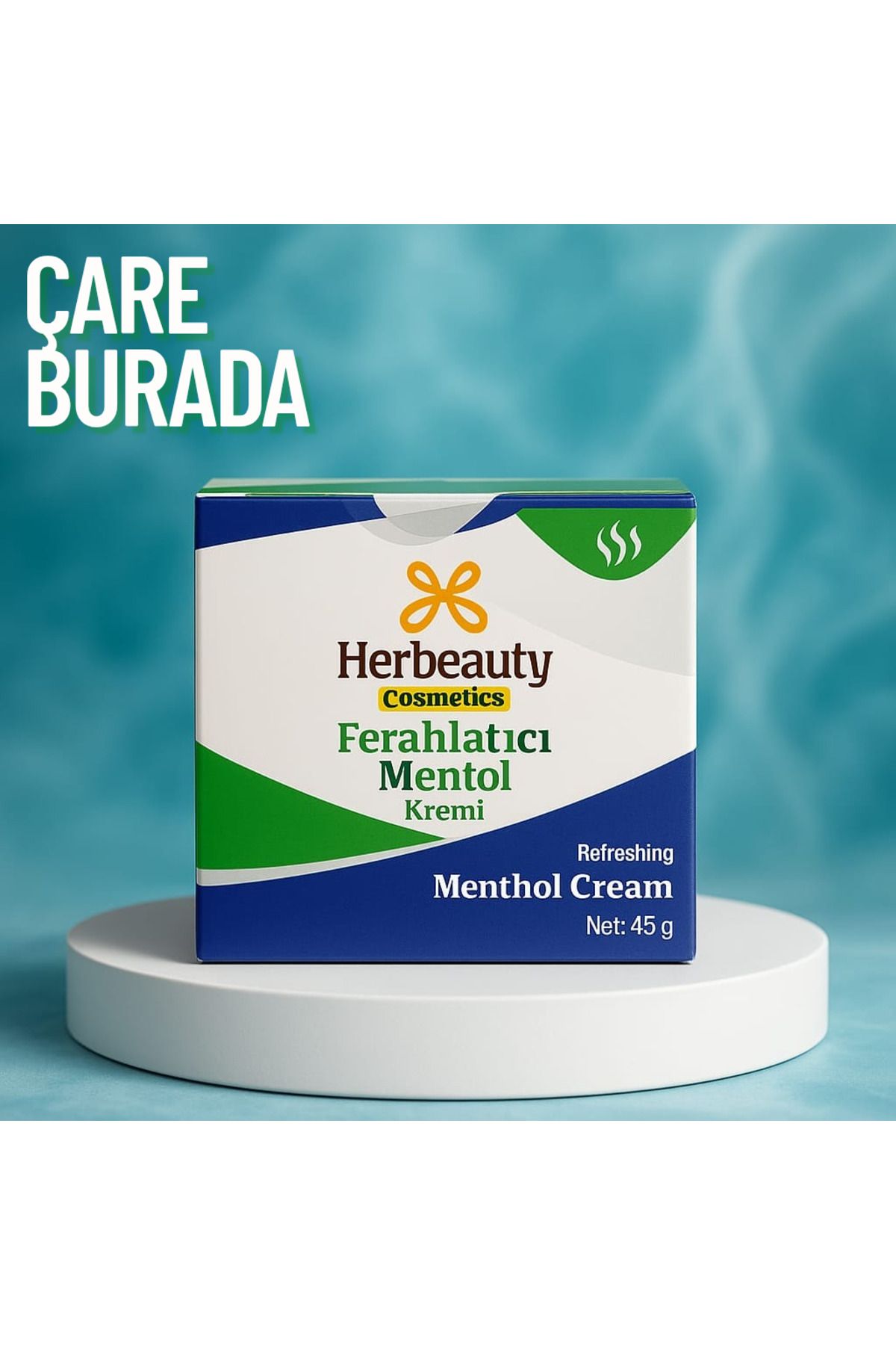 Çare Burada Ferahlatıcı Mentollü Krem 45 Gr