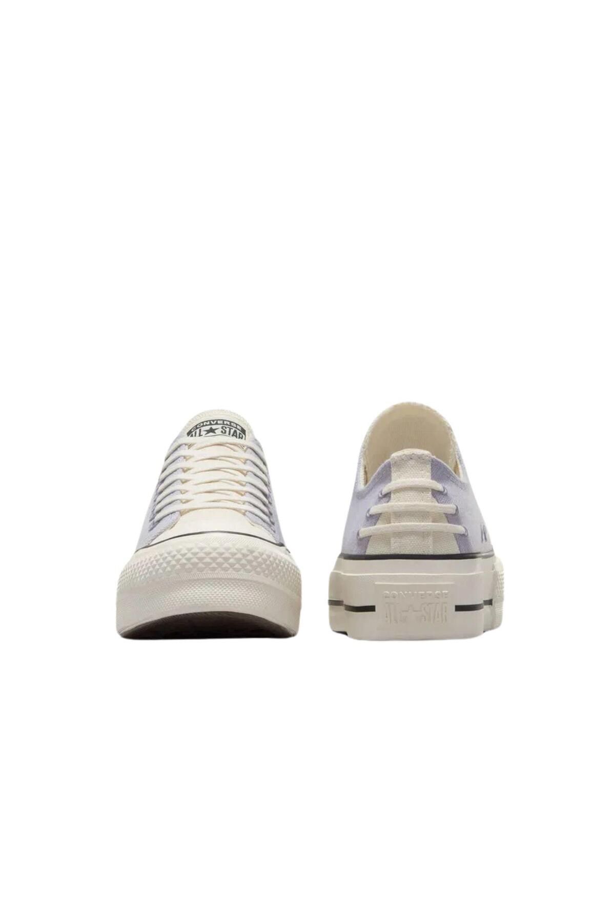 اسنیکر بنفش زنانه چاک تیلور تمام ستاره های بلند ساق پا ساخته شده از لباس کفش ورزشی روزانه Converse