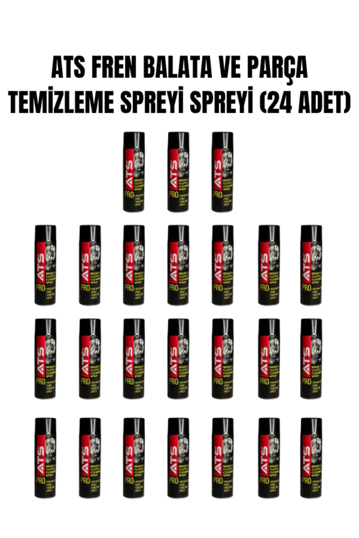 ATS Fren Balata Ve Parça Temizleyici Sprey (24 Adet)