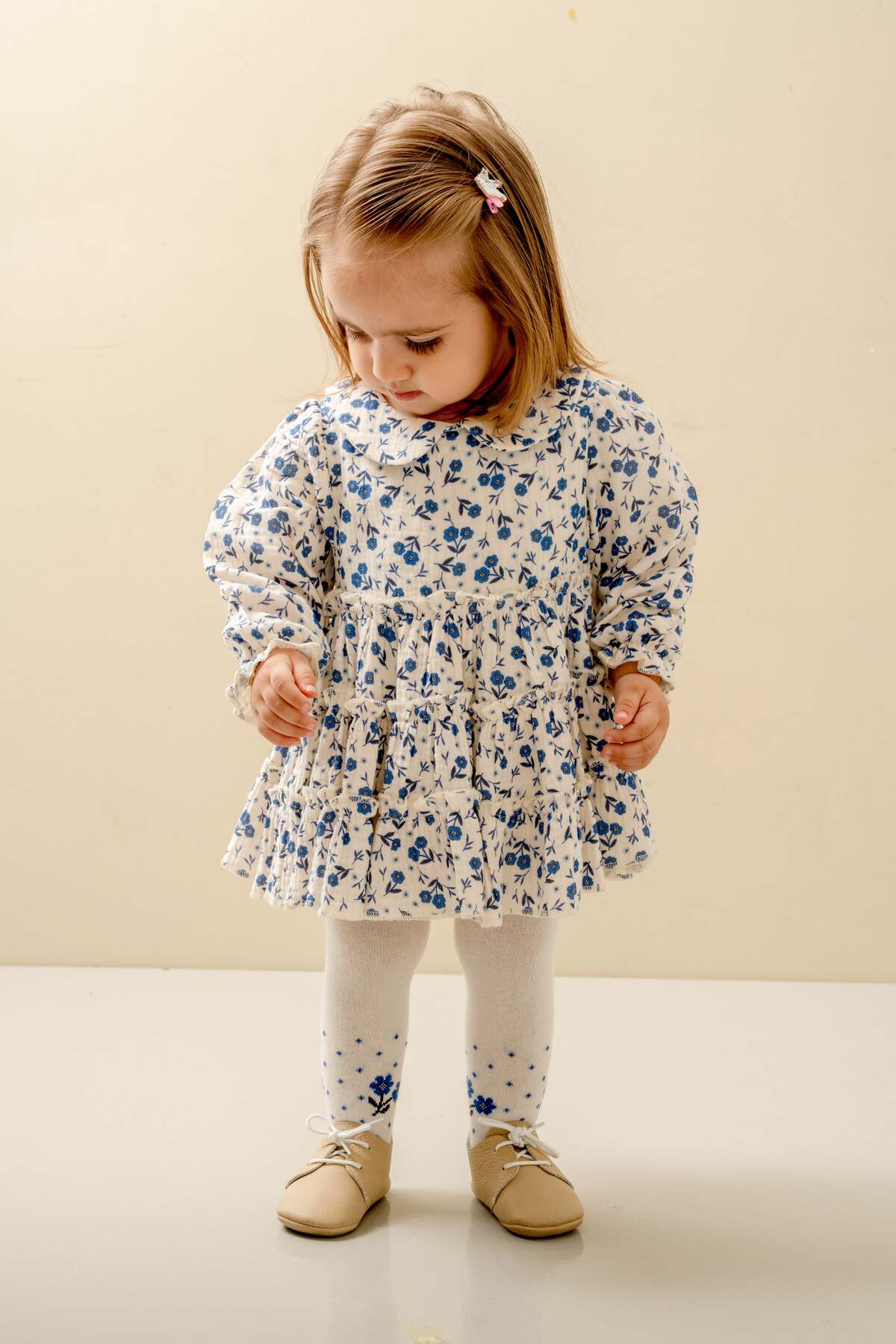 JNF kids Kız Bebek Ceketli Elbise Takım Külotlu Çorap Hediyeli fotoğrafı 7 (önizleme)