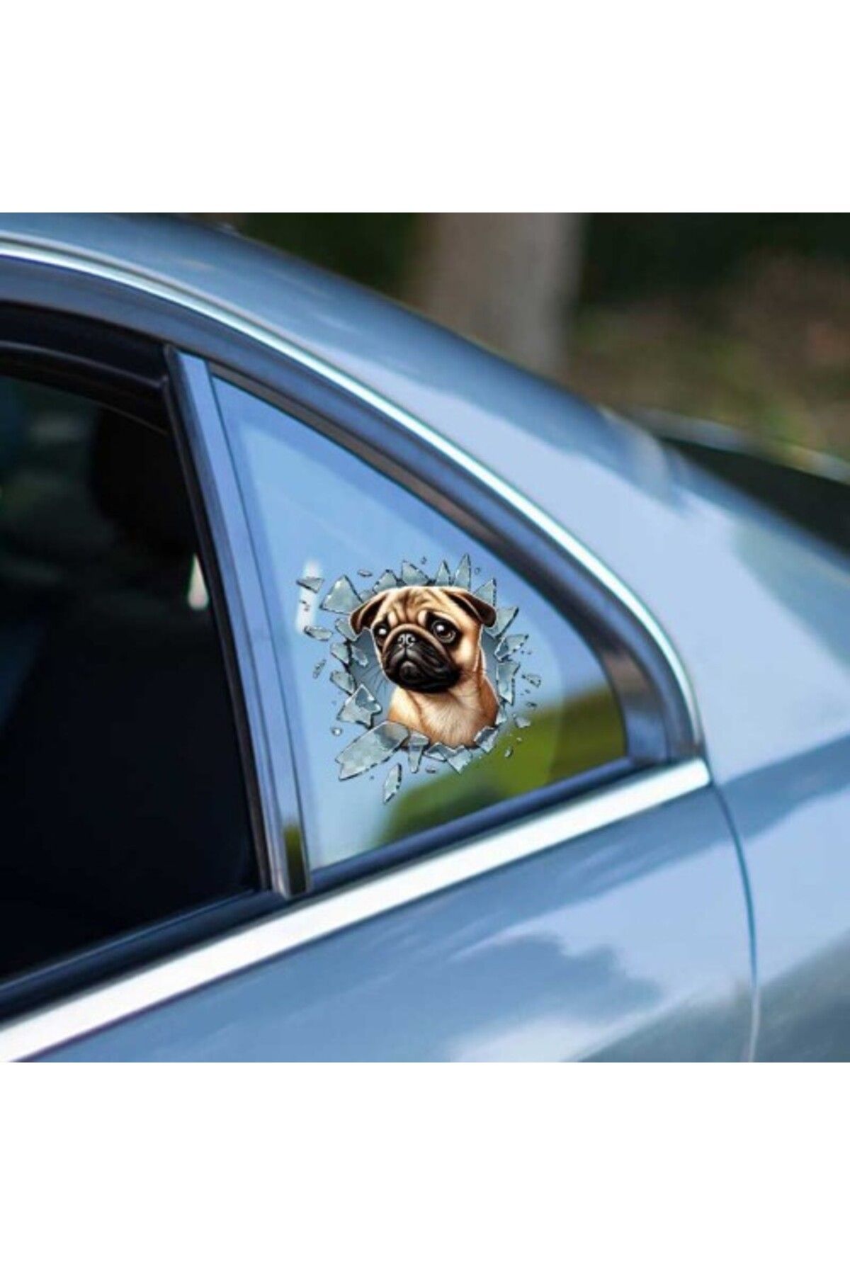 ForWhat Büro Ev Ofis Arabası için 10x10CM Tekli Araç Dışı French Bulldog Oto Cam Stickerı