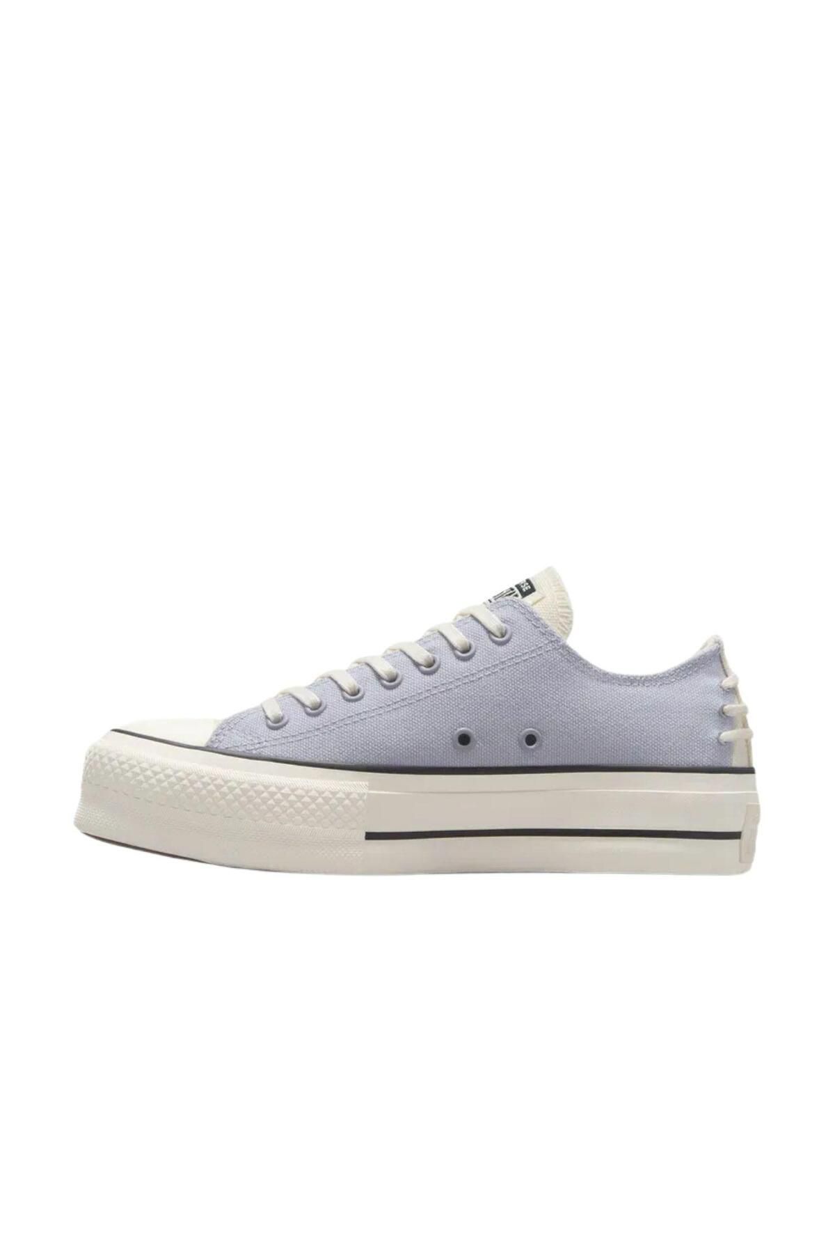 اسنیکر بنفش زنانه چاک تیلور تمام ستاره های بلند ساق پا ساخته شده از لباس کفش ورزشی روزانه Converse