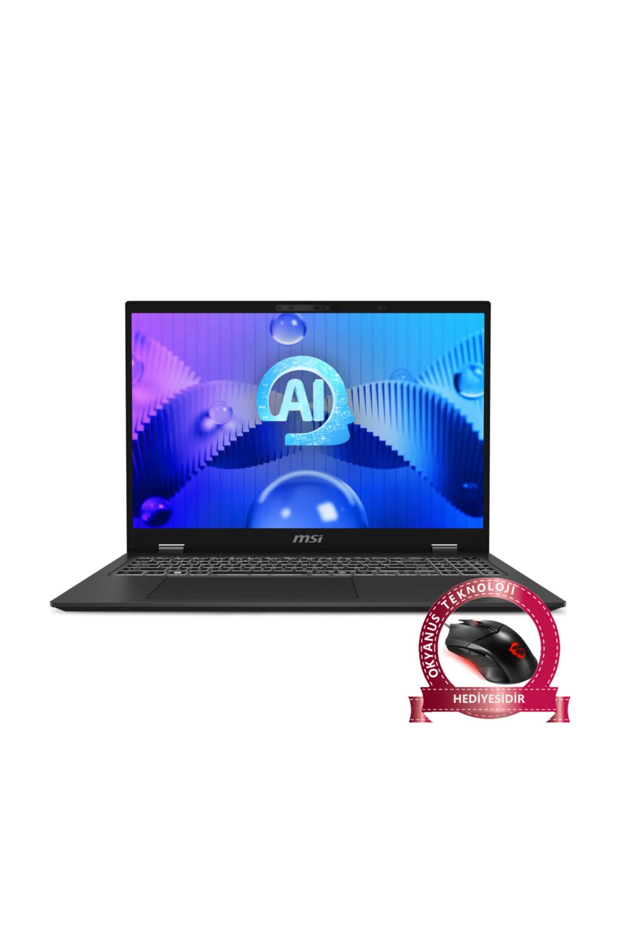 MSI Prestige 16 AI Studio B1VEG-023TR Ultra 7 155H 32GB 1TB SSD RTX4050 Windows 11 Home 16" Notebook