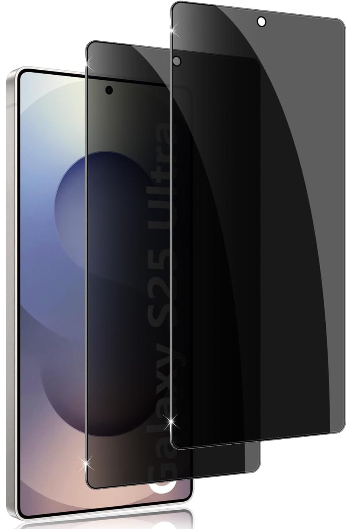 aheaks 2'li Paket Galaxy S25 Ultra, Nano Cam, Ekran Koruyucu, Hayalet Ekran Koruyucu