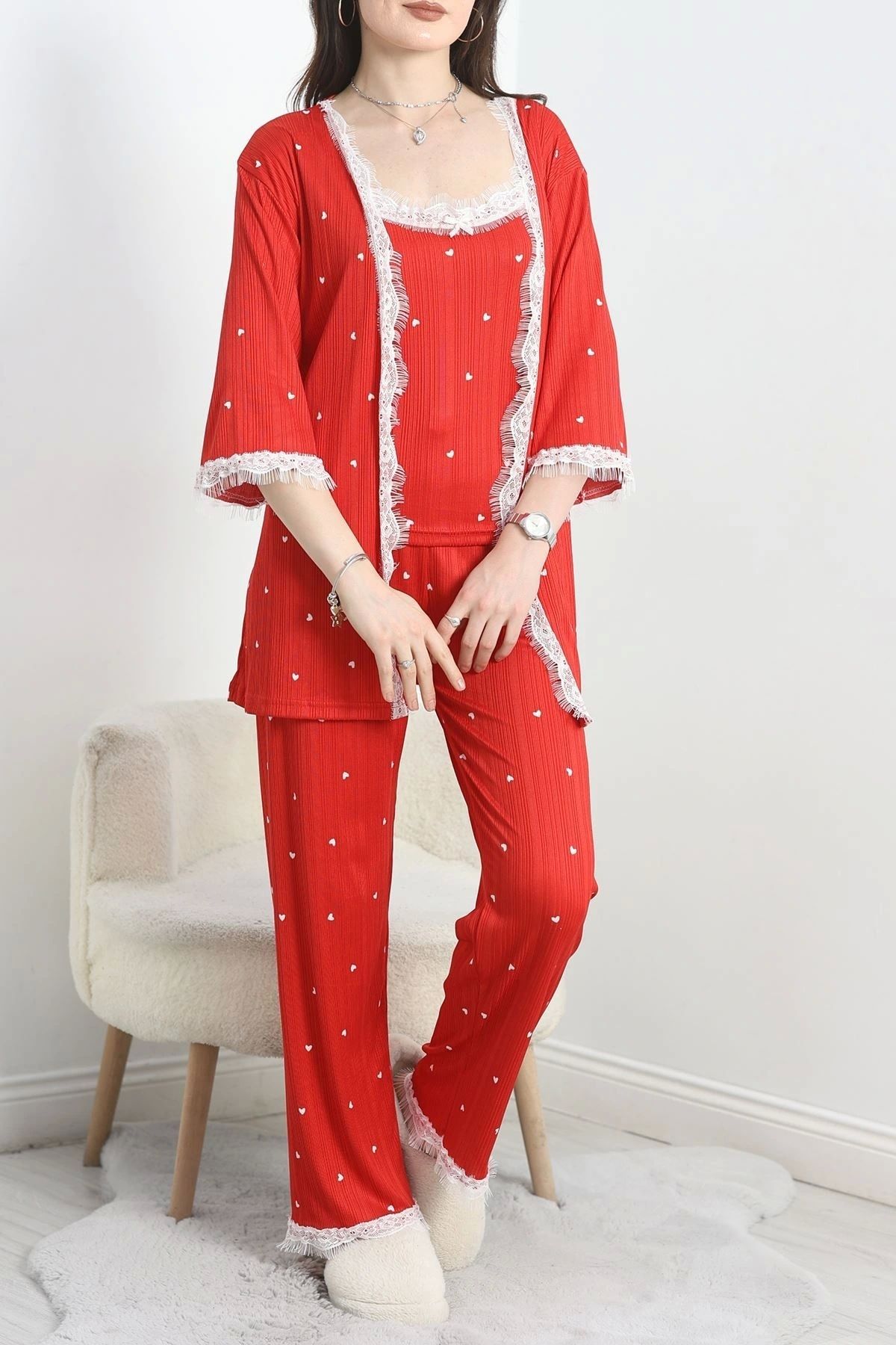OurStyles Pegasus Üçlü Pijama Takımı Küçükkalp - 666.1287.