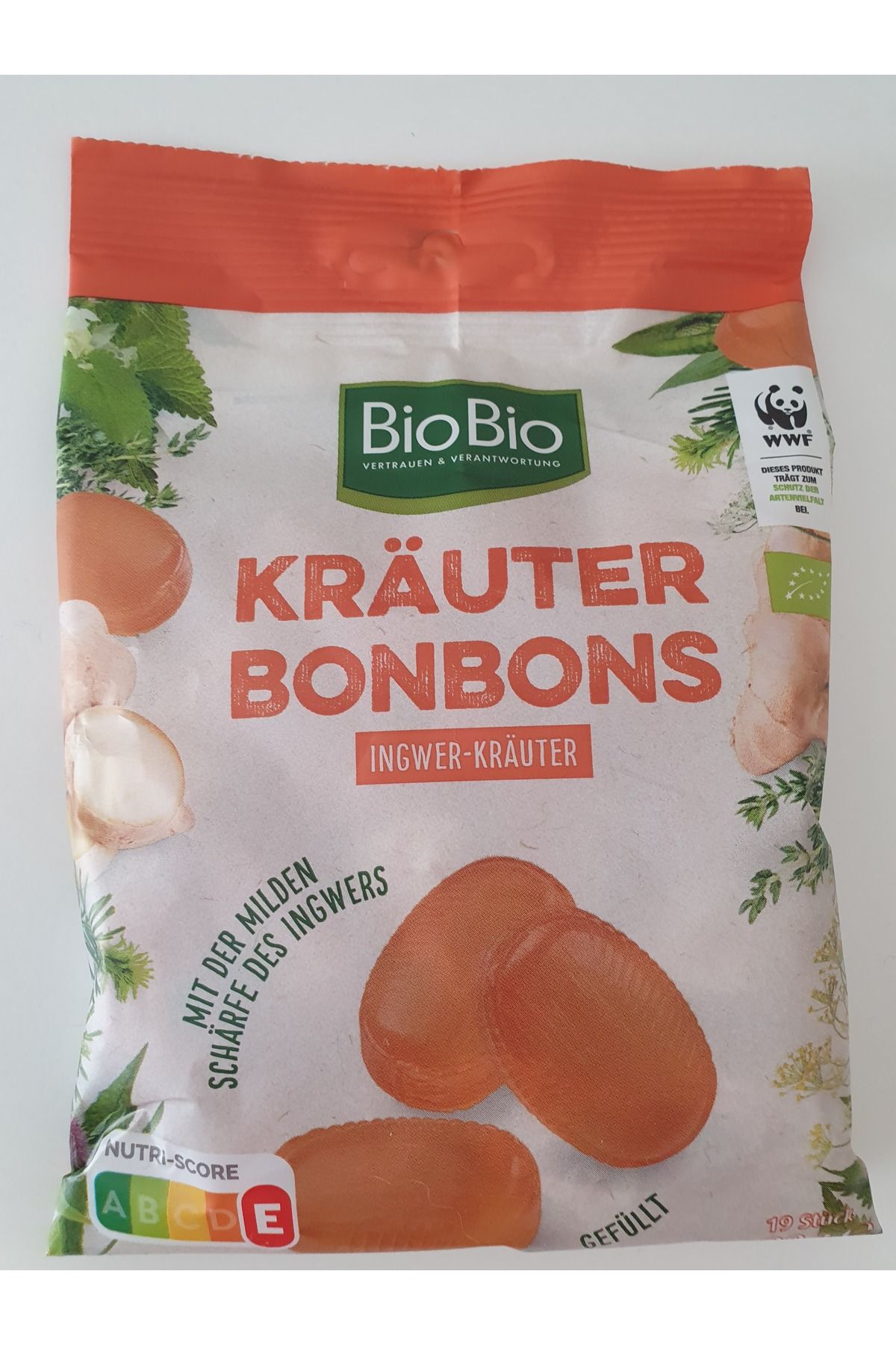 AlohamoraShop BioBio Kräuter Bonbons İngwer - Kräuter 90g Şekerleme