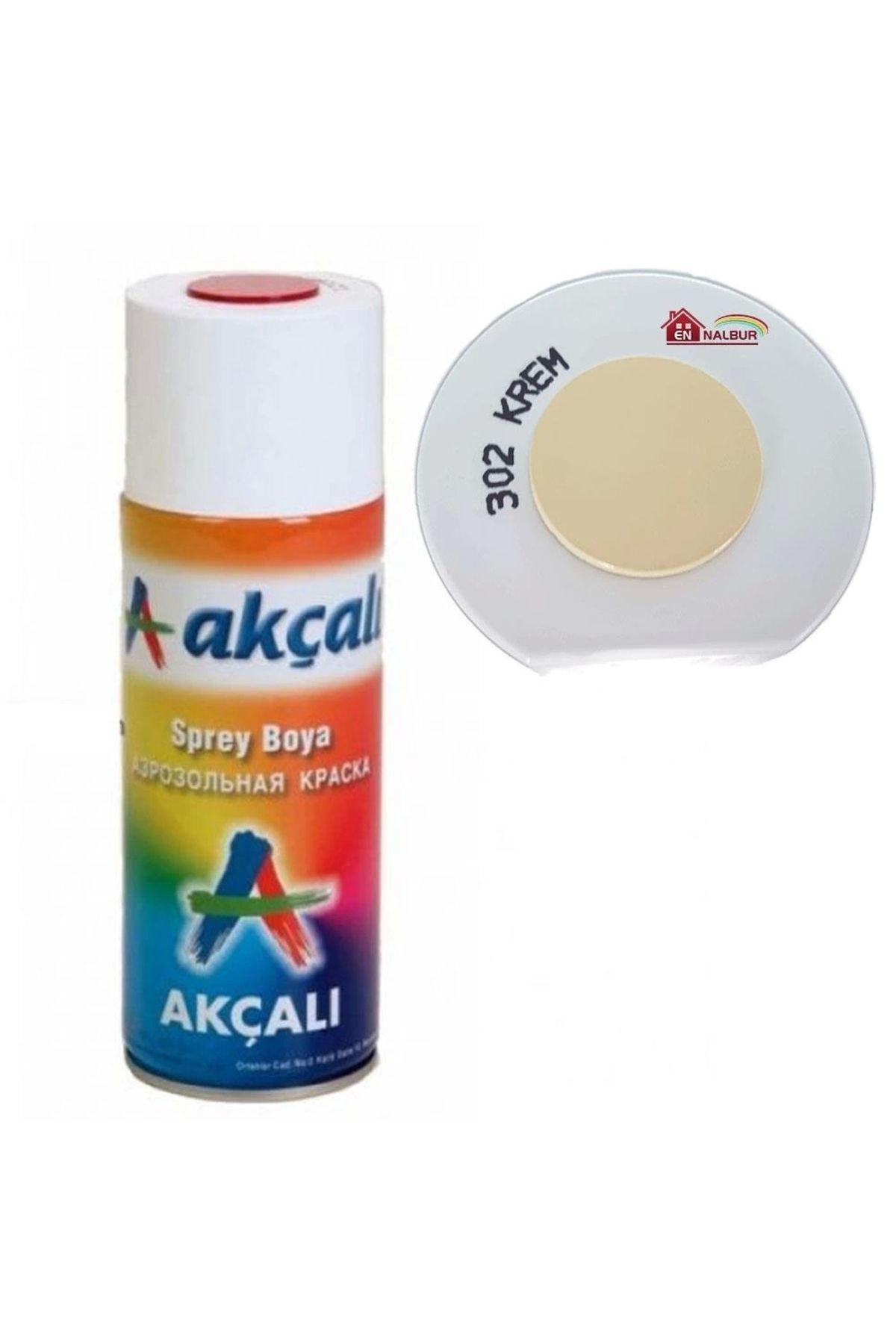 minaydan Akçalı Sprey Boya 400 ml 302 Krem