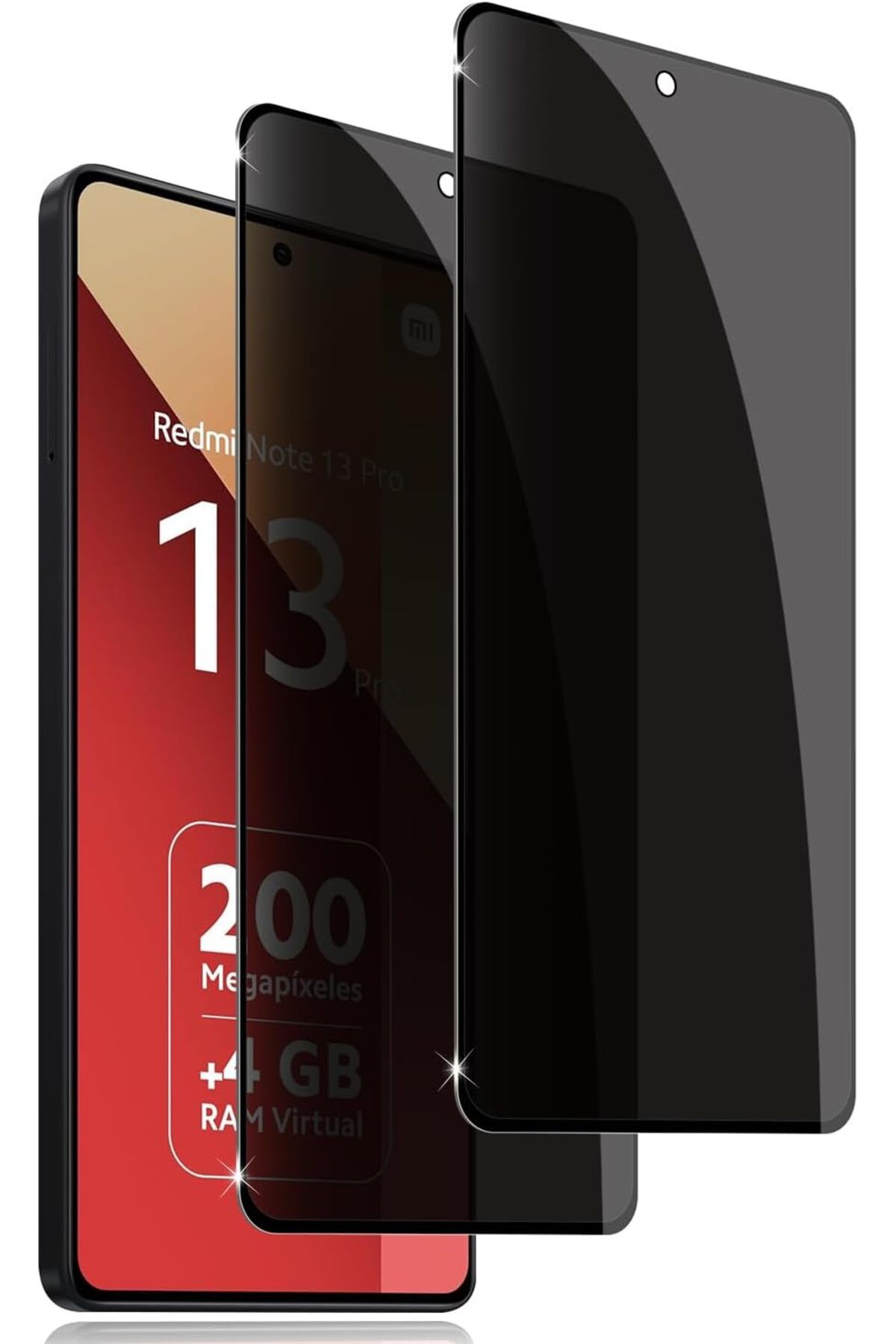 aheaks 2'li Paket Xiaomi Redmi Note 13 Pro 4G / Poco M6 Pro 4G Hayalet Ekran Koruyucu, Mat Hayalet