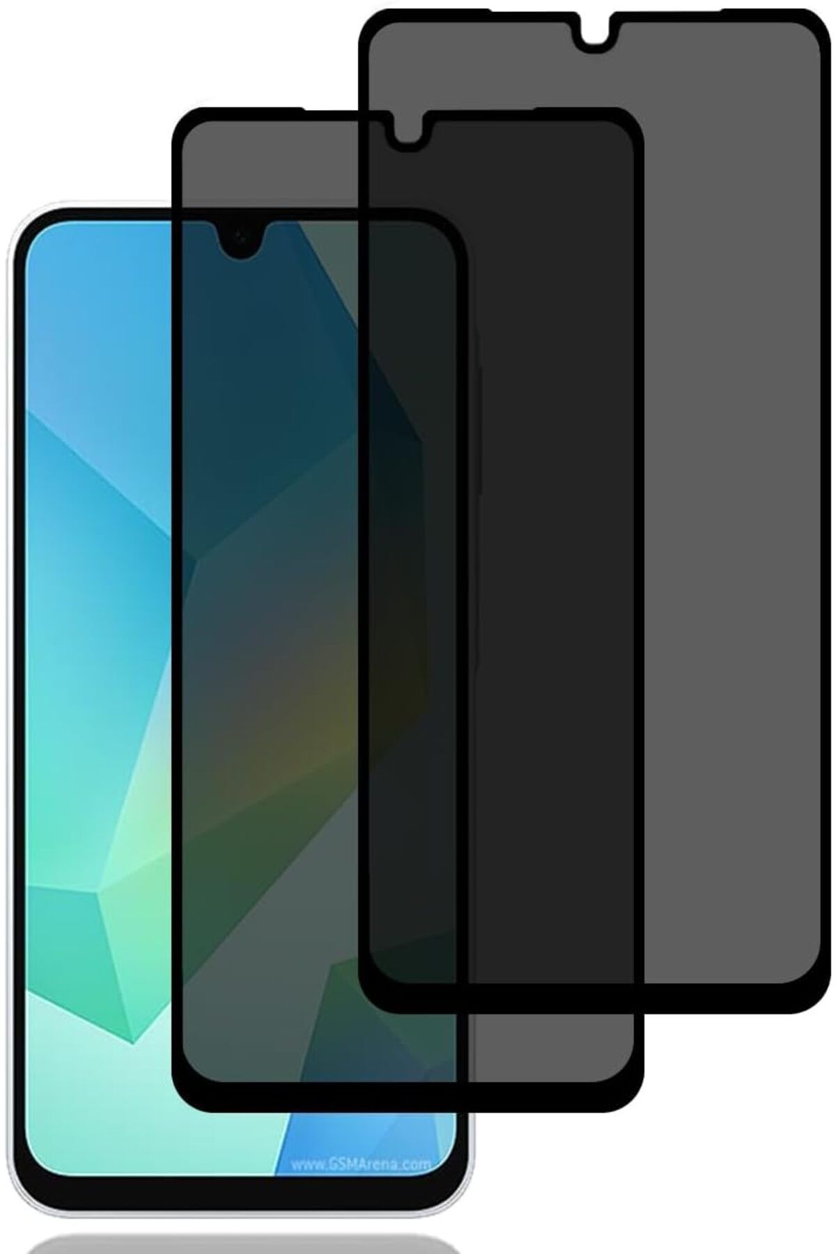 aheaks [2'li Paket] Samsung Galaxy A16 5G Hayalet Ekran Koruyucu, Nano Cam, 9H Sertlik, Kabarcıksız,