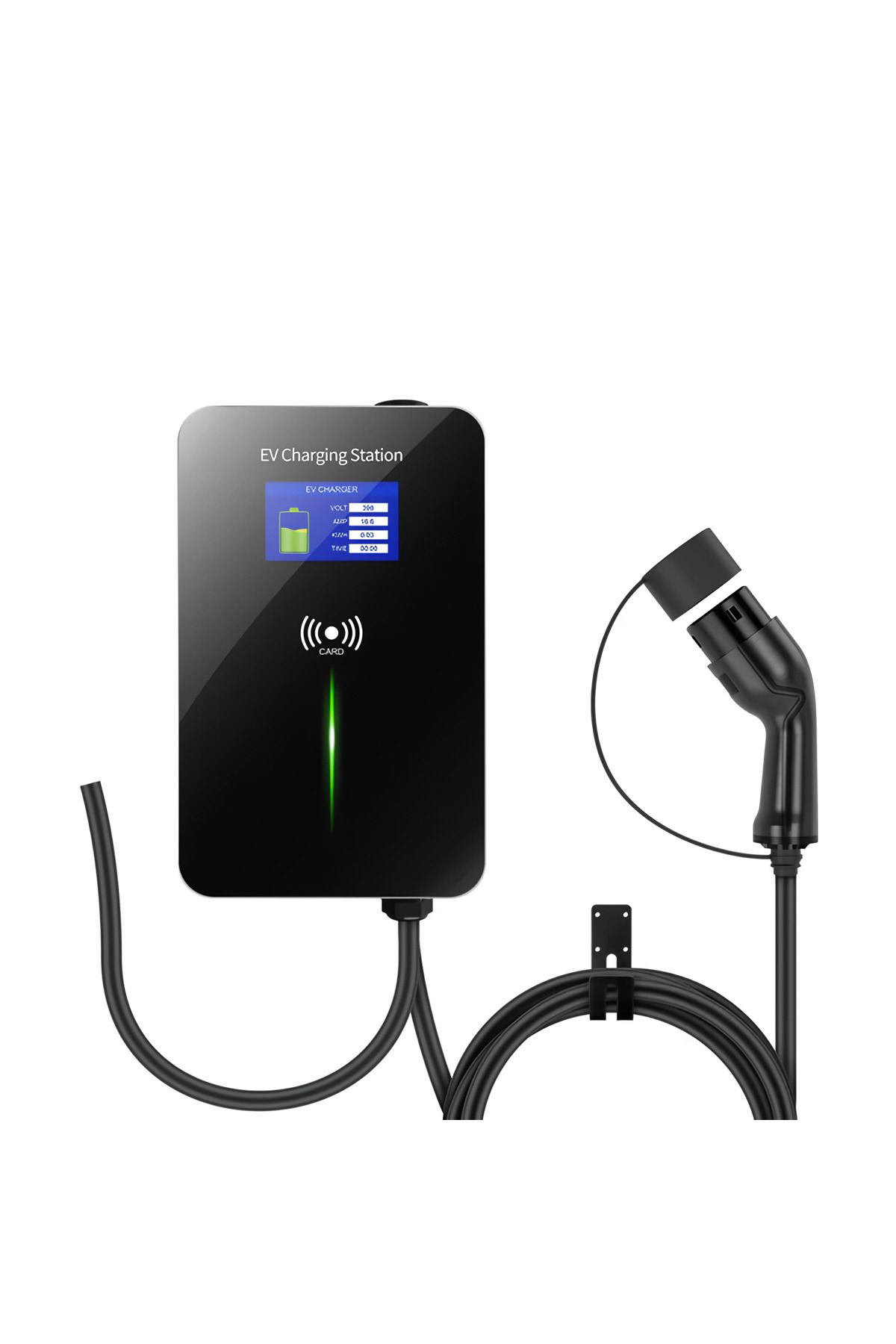 GÜMRÜK BEY EVST-EV Şarj İstasyon 11 kW 16A 3 Fazlı 400V Tip2 Soketli Elektrikli Araç Şarj İstasyonu Araba Şarjı