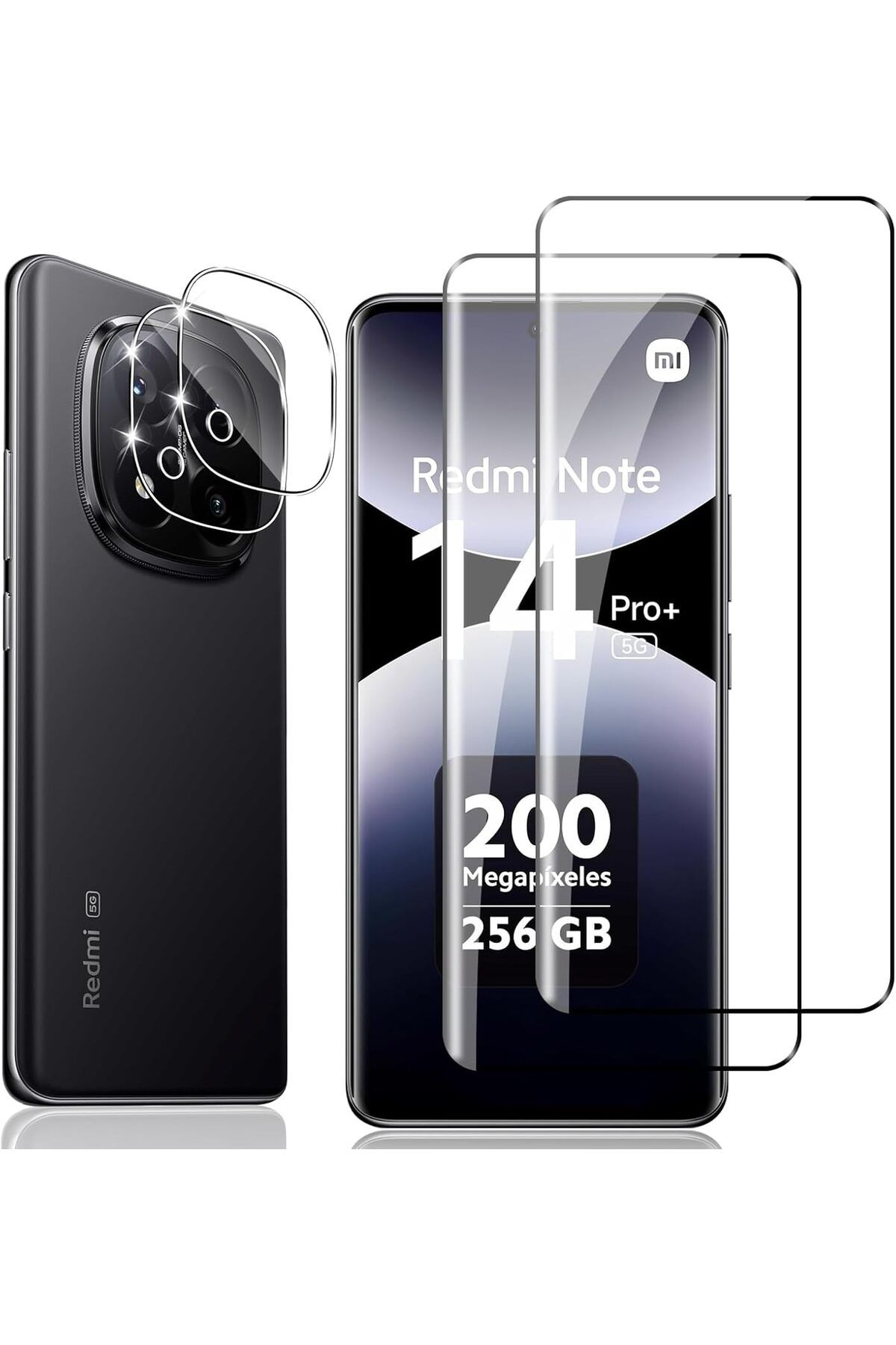 aheaks Xiaomi Redmi Note 14 Pro+ İnce Jelatin Ekran Koruyucu ve Kamera Koruma Filmi - İnce ve Esnek