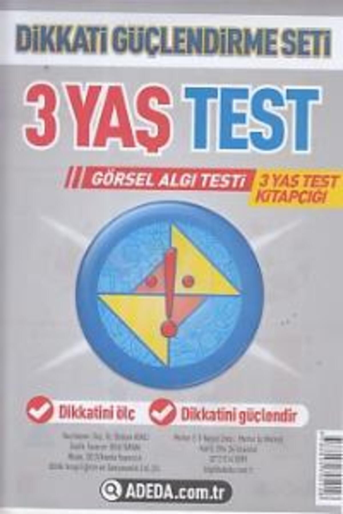 Abm Yayınevi Dikkati Güçlendirme Seti 3 Yaş Test