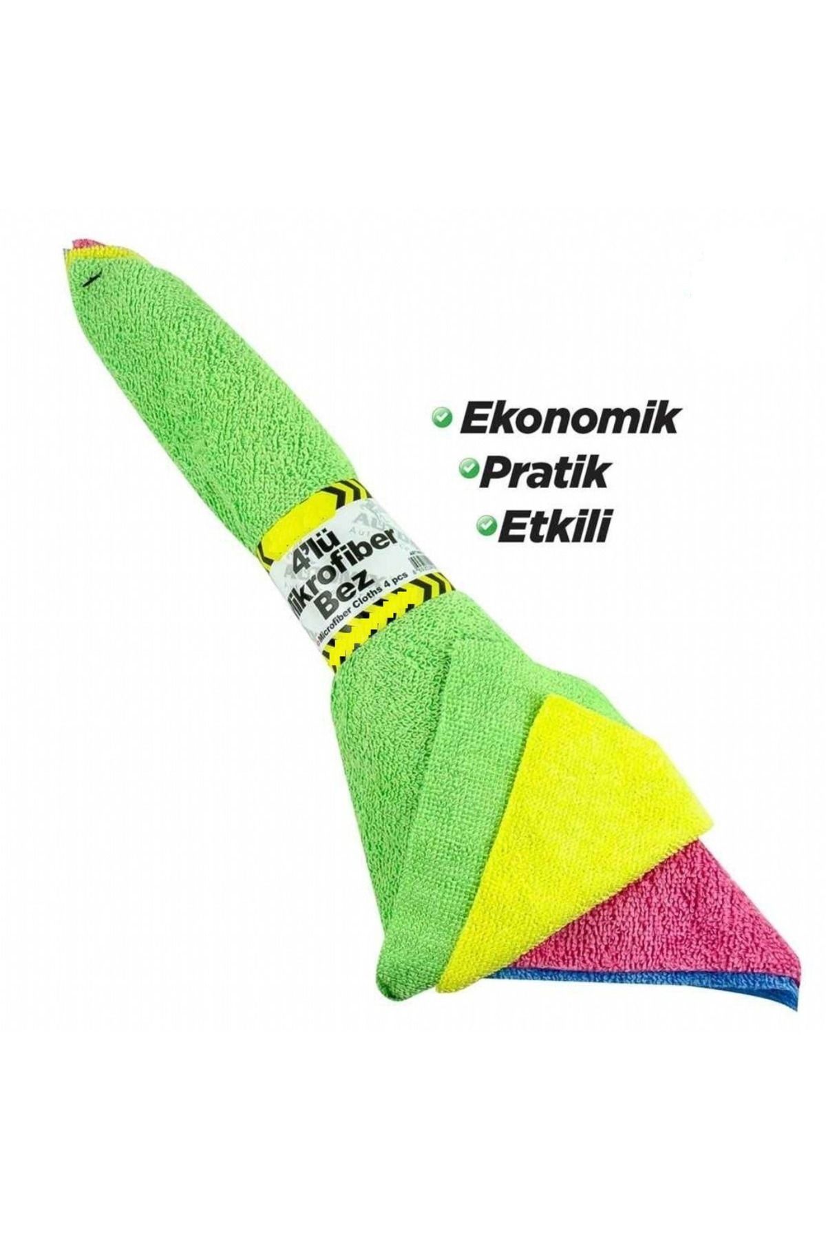 Serero Mikrofiber Bez 30x30 cm 4'lü Royaleks-K-87