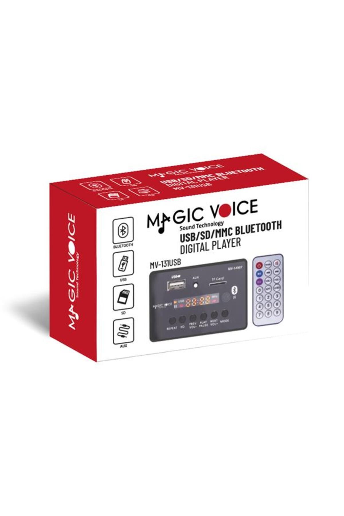 TimeStart Magicvoice MV-14907 USB-SD-AUX-Bluetooth Mikrofonlu Kumandalı Ekranlı Oto Teyp Çevirici Dijital Play