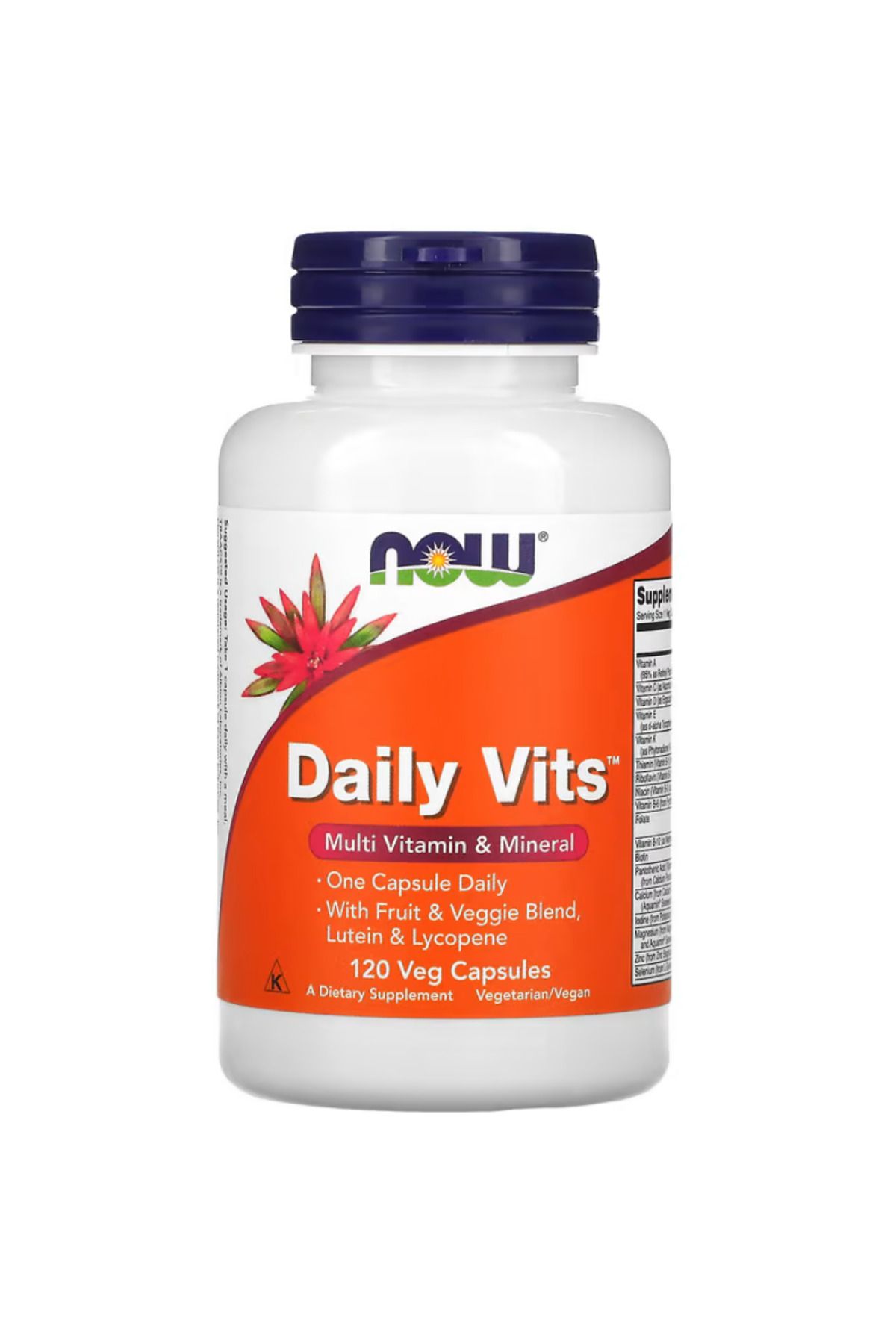 Now Foods , Daily Vits, Multi Vitamin & Mineral, 120 Veg Capsules